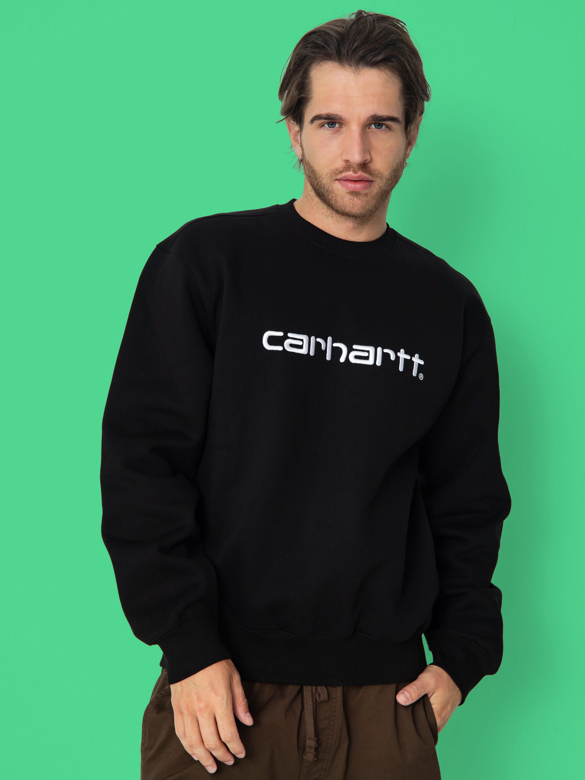 Hanorac Carhartt WIP Carhartt (black/white)