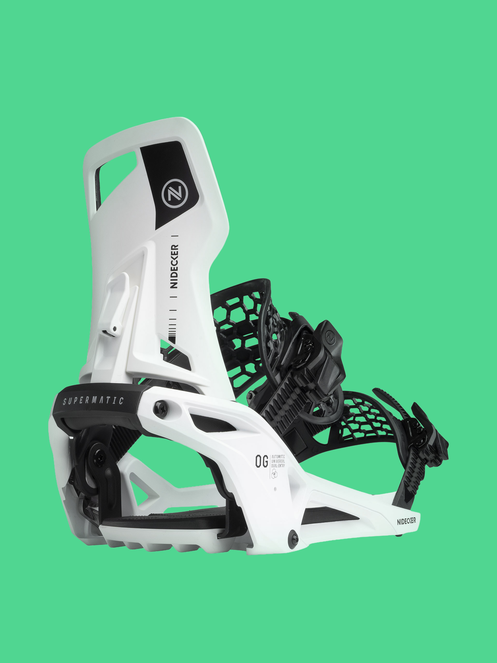 Legături pentru snowboard Nidecker Og Supermatic (white)