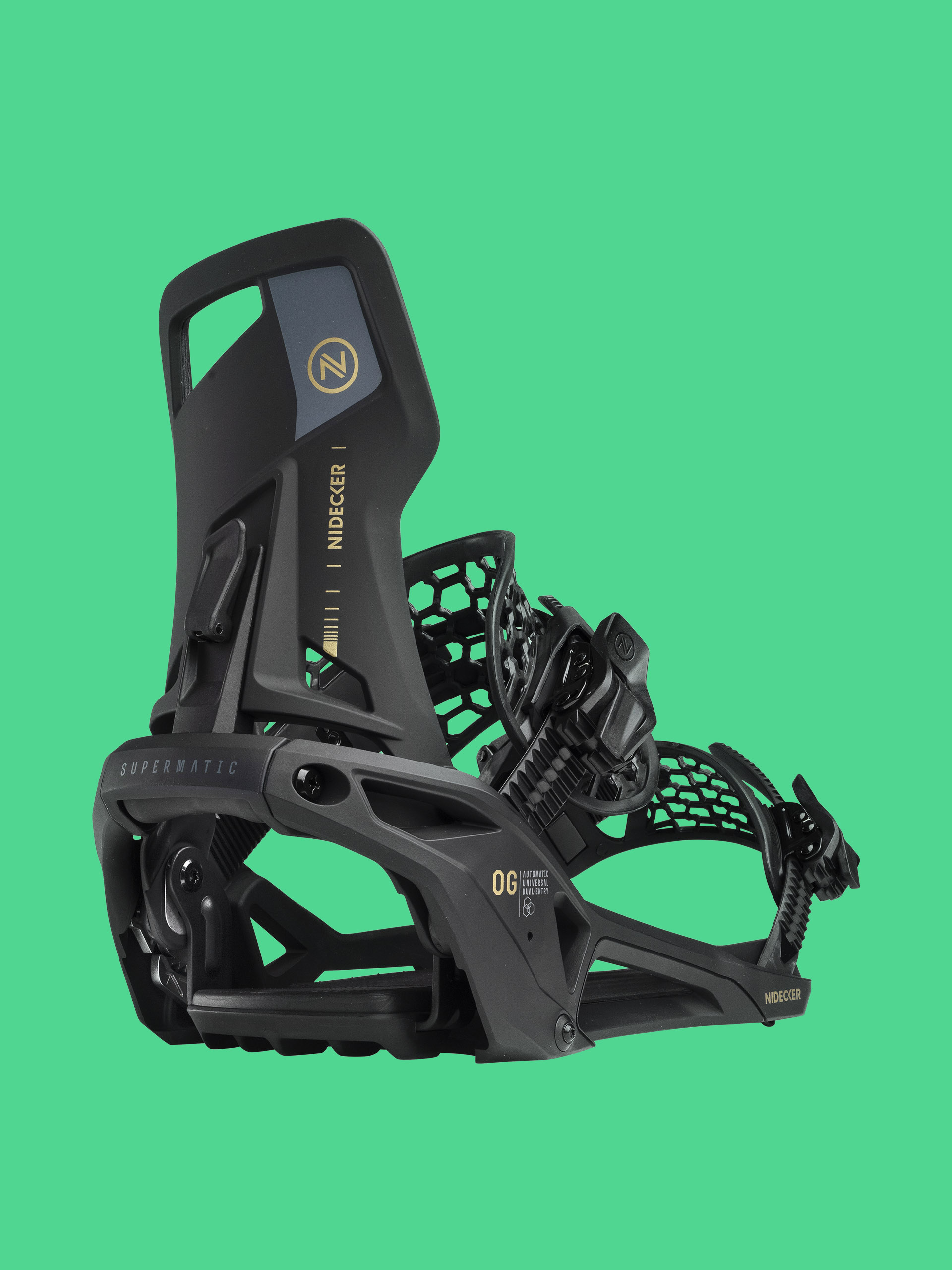 Legături pentru snowboard Nidecker Og Supermatic (black)