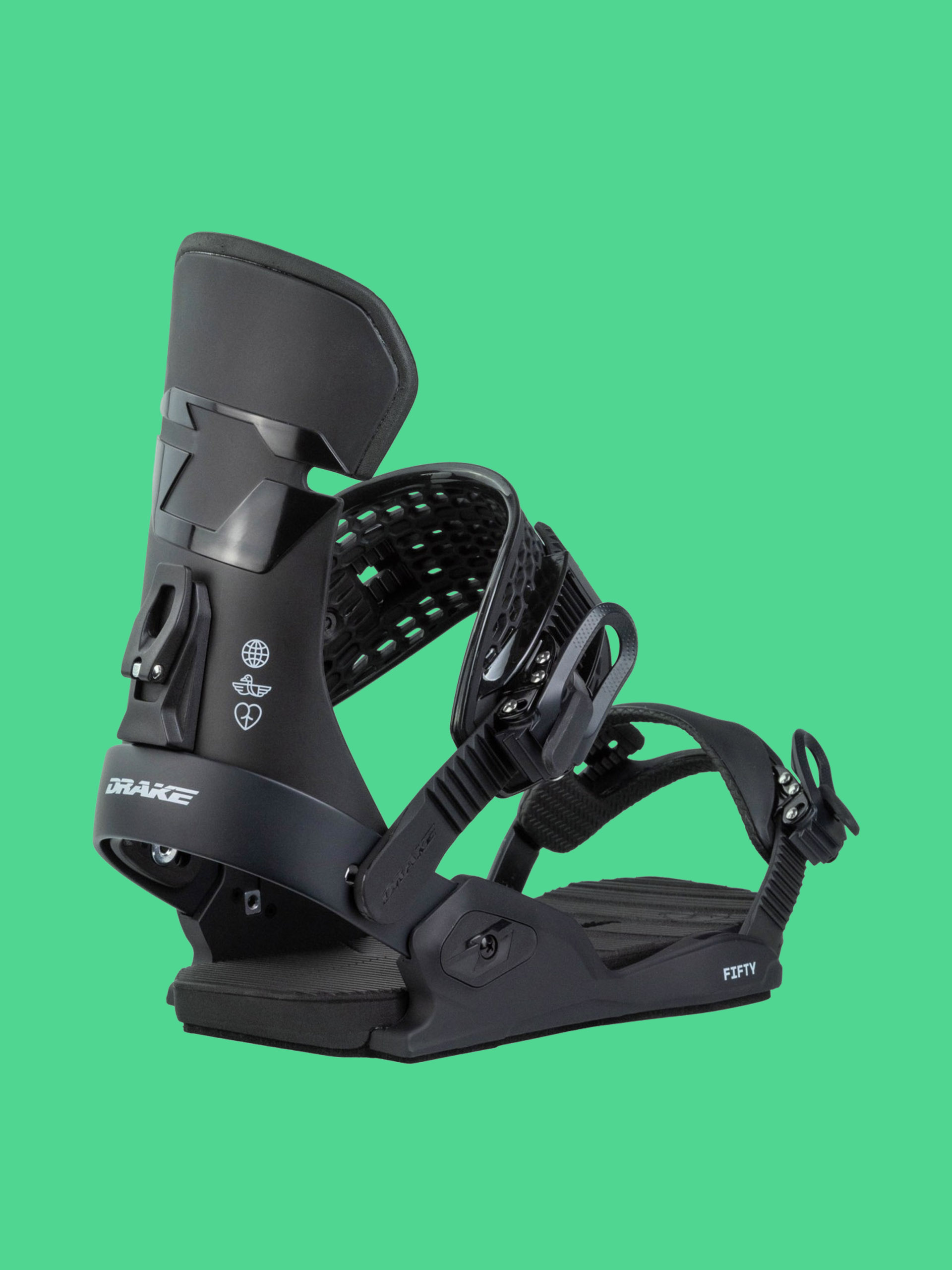 Legături pentru snowboard Drake Fifty (black)