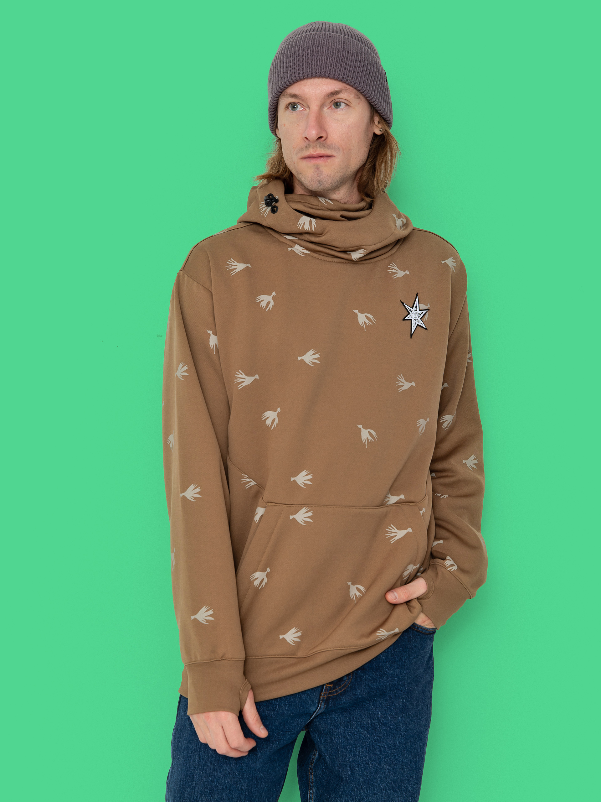 Hanorac termic Volcom Hydro Riding HD (bronze)
