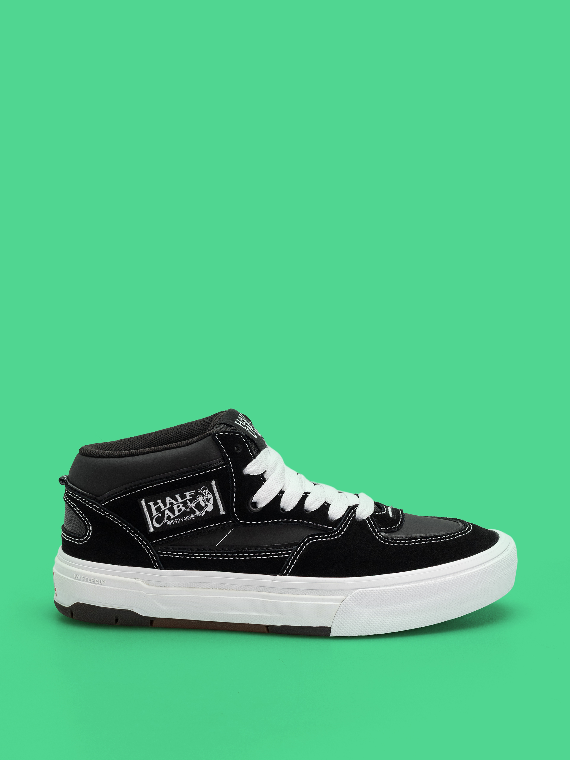 Pantofi Vans Skate Half Cab Wafflecup (black/white)