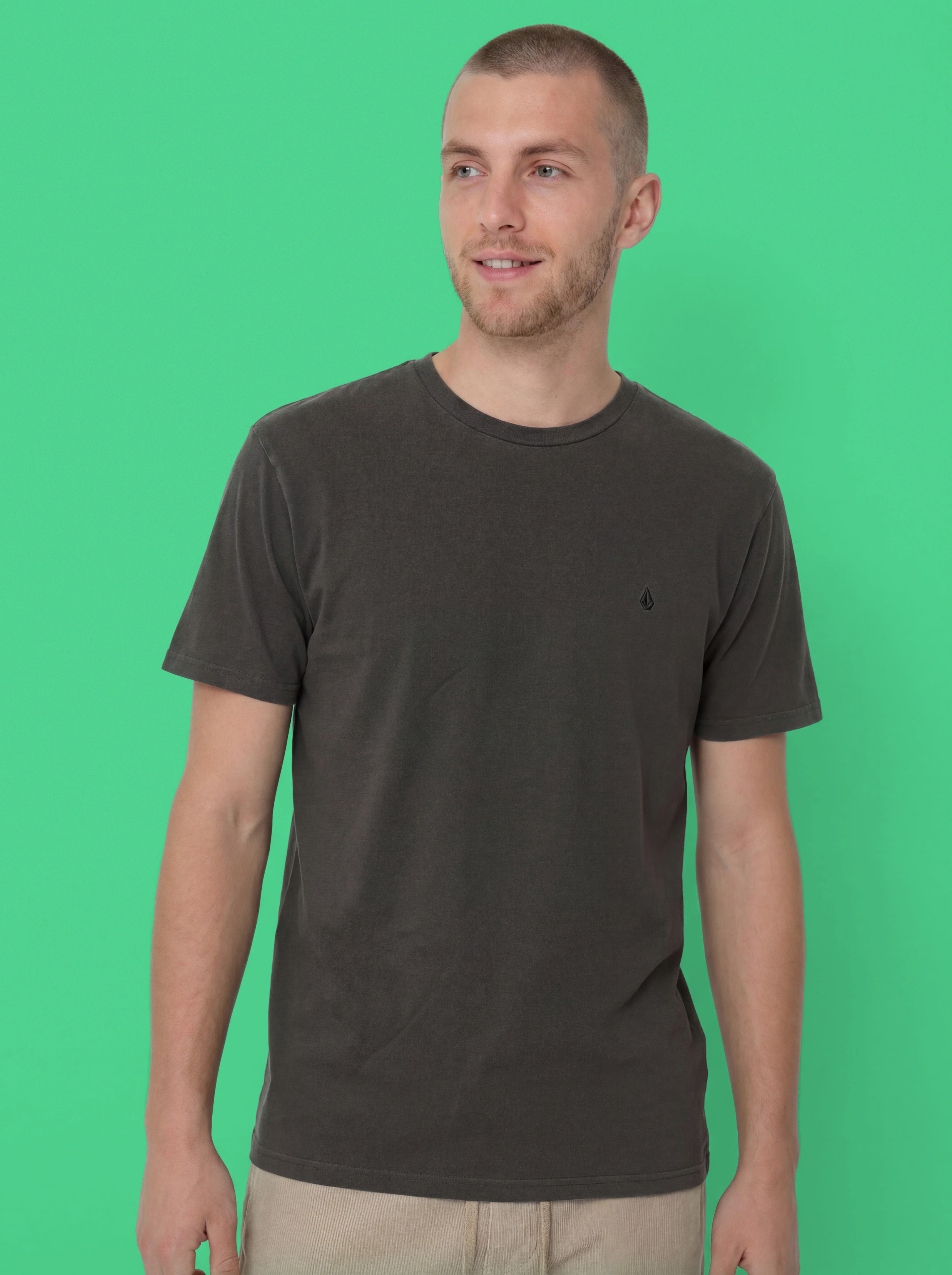 Tricou Volcom Solid Stone Emb (black)