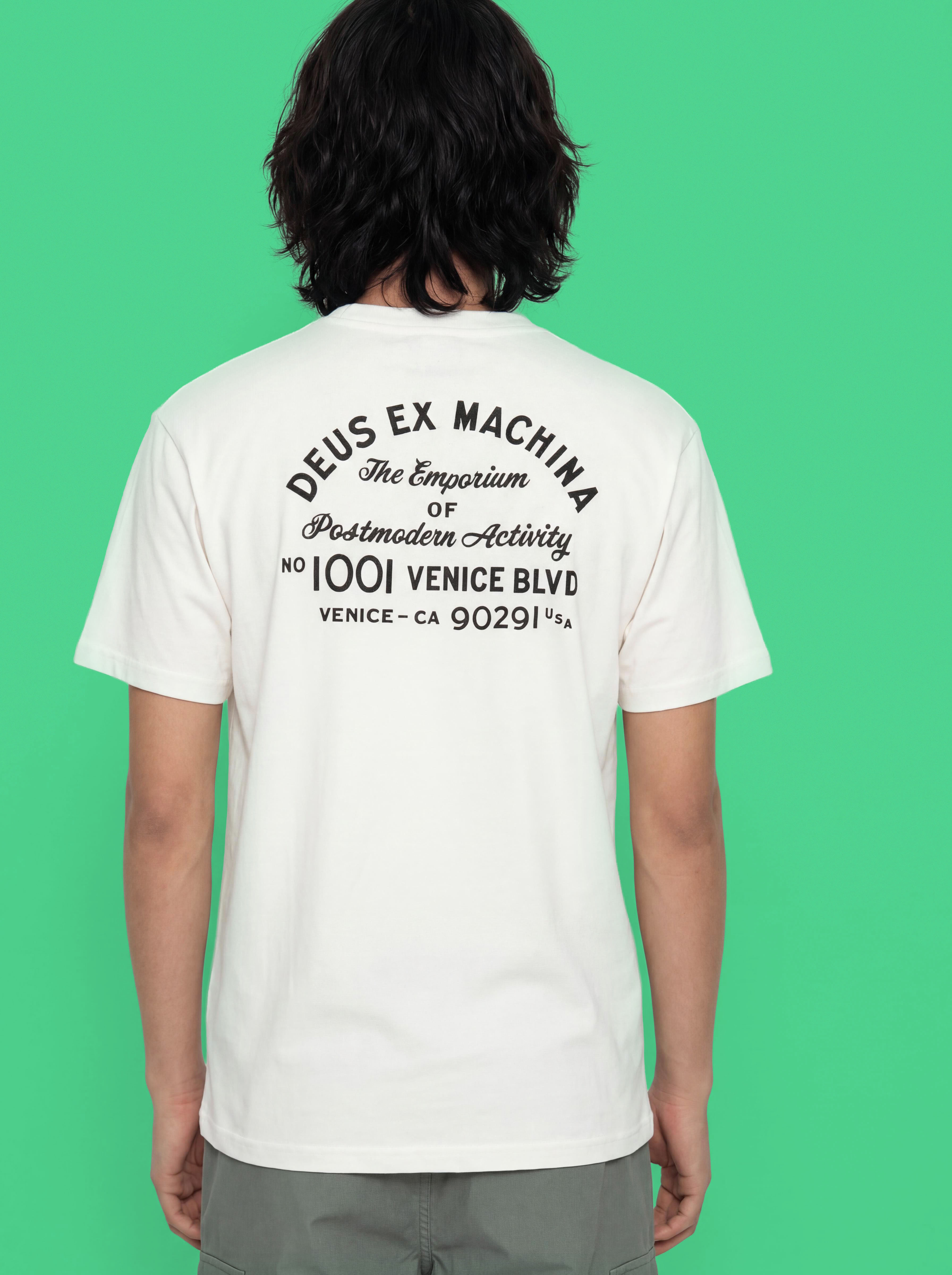 Tricou Deus Ex Machina Venice Sign (white)