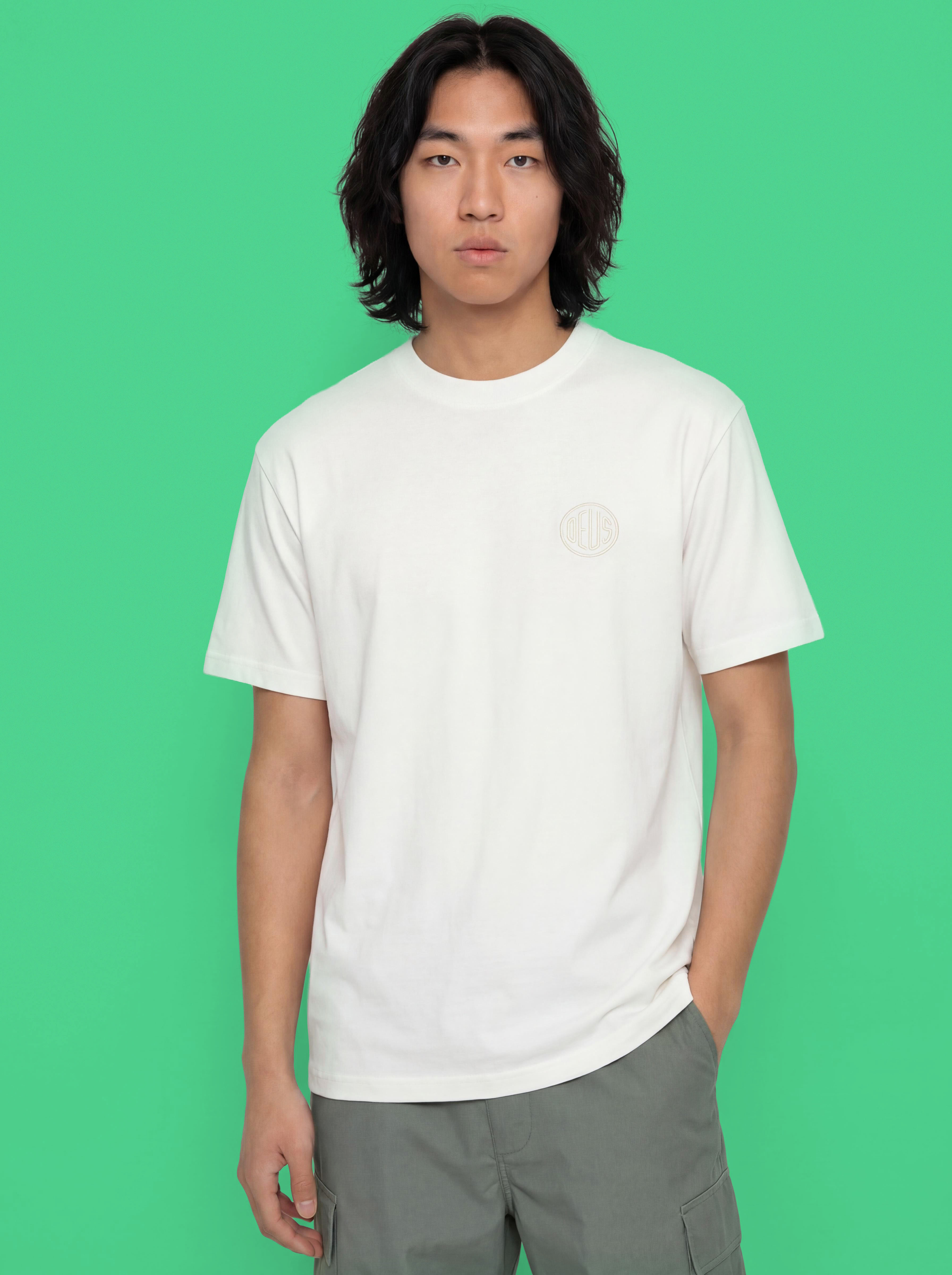 Tricou Deus Ex Machina Pill Logo (vintage white)