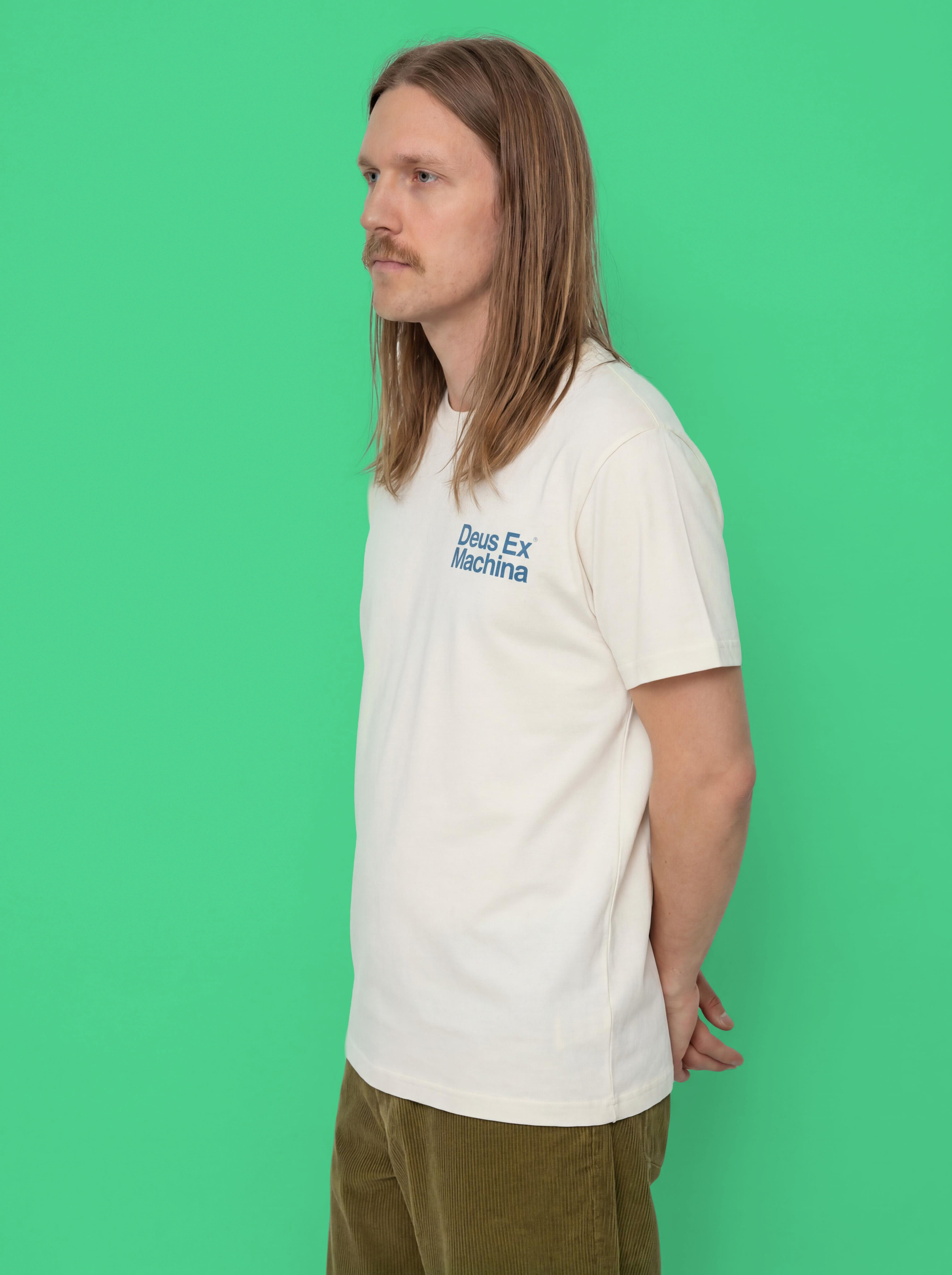 Tricou Deus Ex Machina Plenty Good (vintage white)