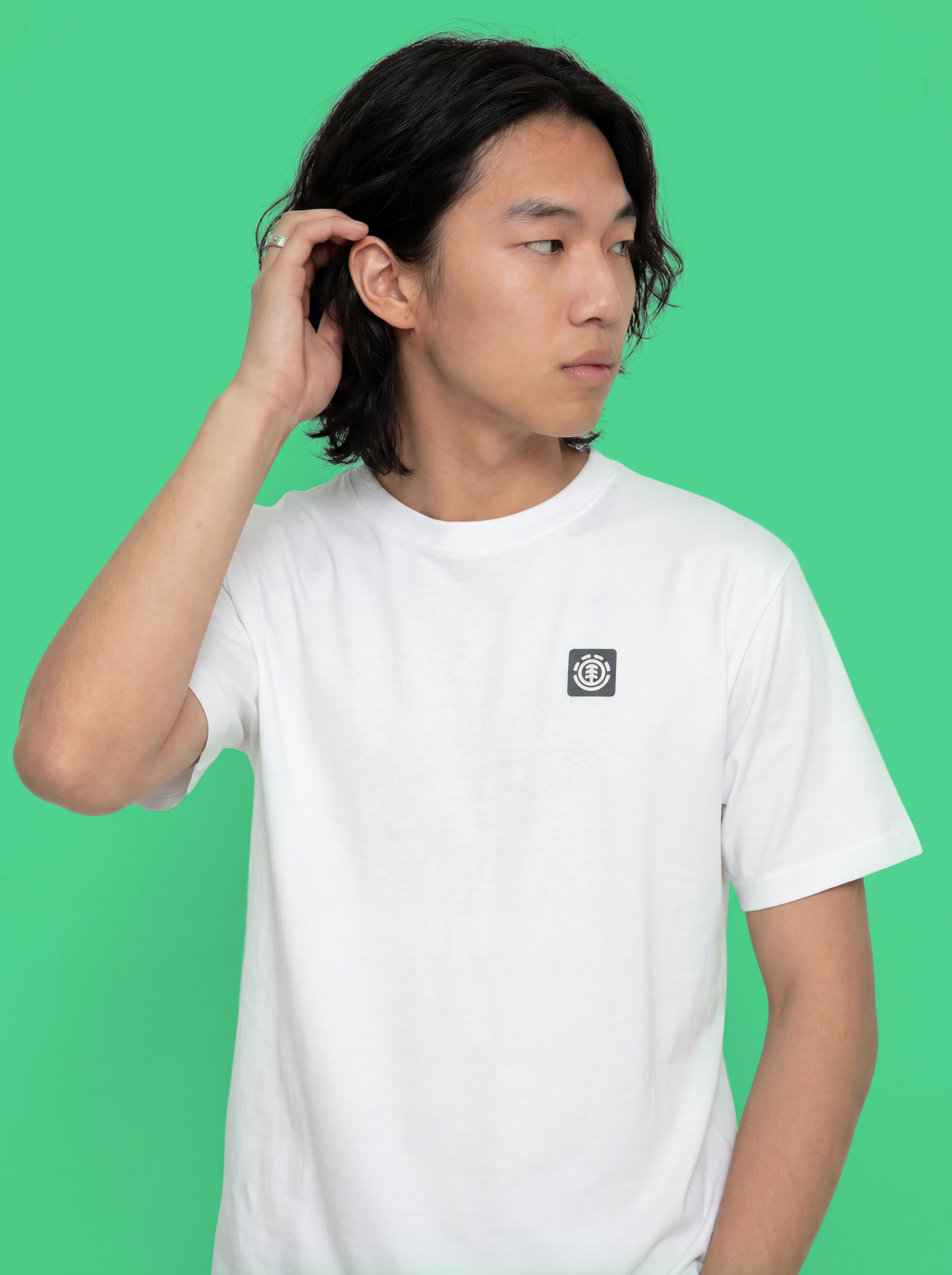 Tricou Element Joint Texture (optic white)