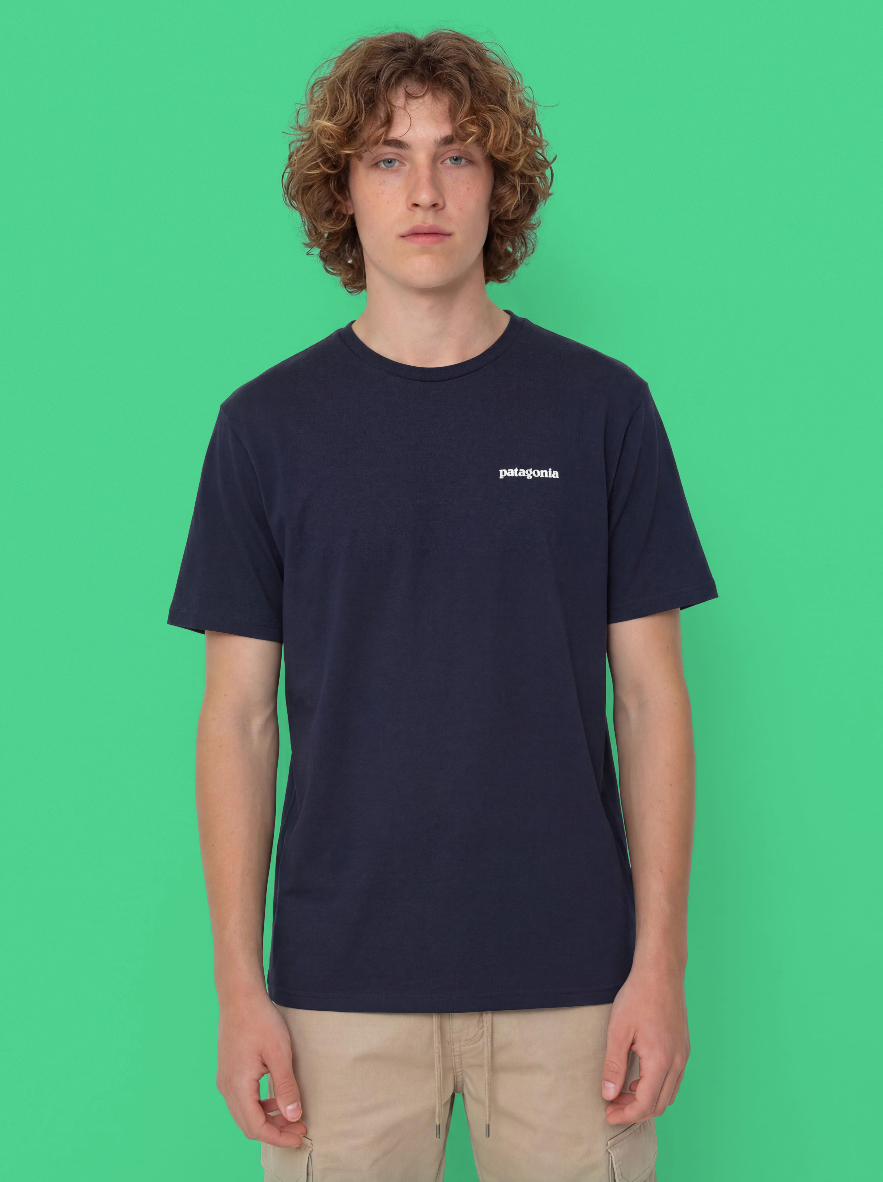 Tricou Patagonia P 6 Logo Responsibili (new navy)