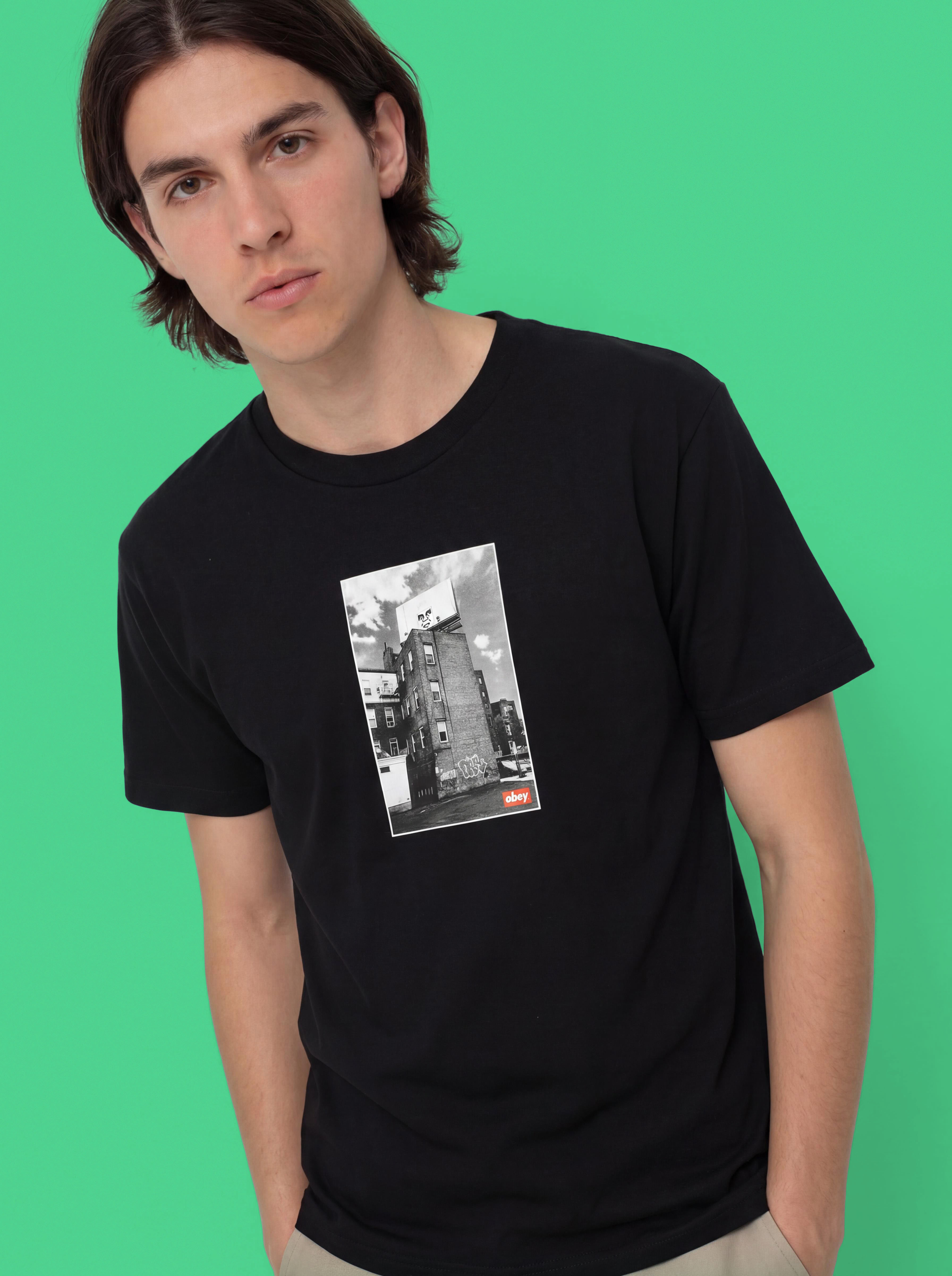 Tricou OBEY Boston Billboard (black)