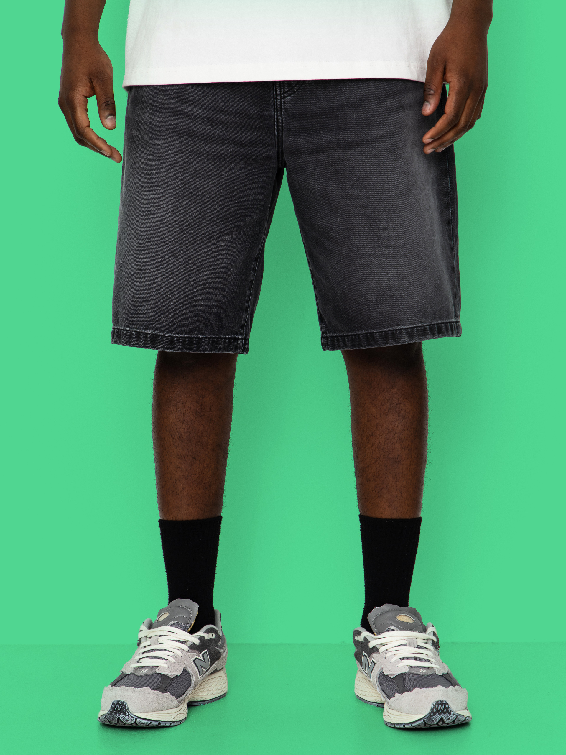 Pantaloni scuru021bi Carhartt WIP Landon (black worn bleached)