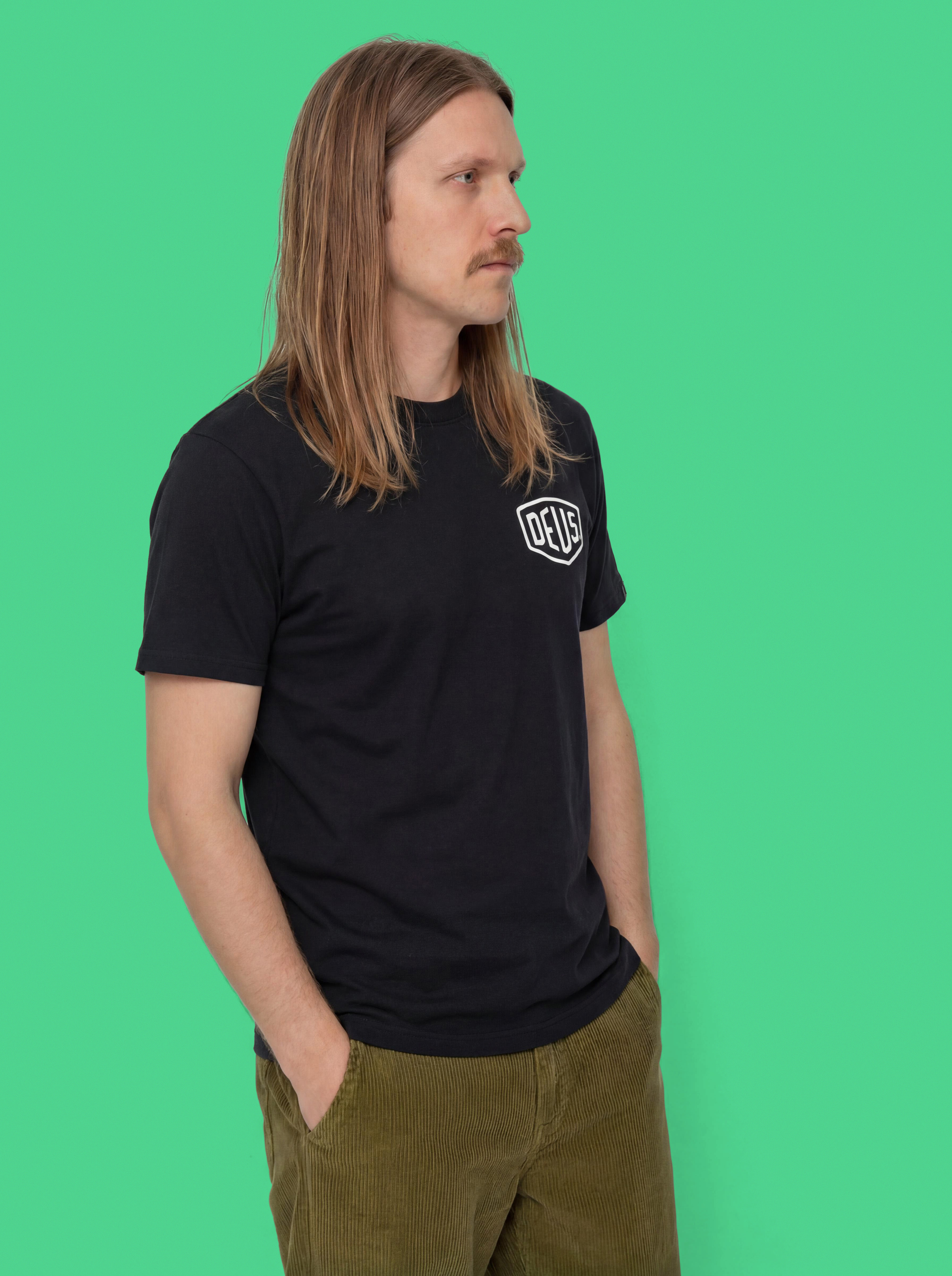 Tricou Deus Ex Machina Carby Pickup (black)