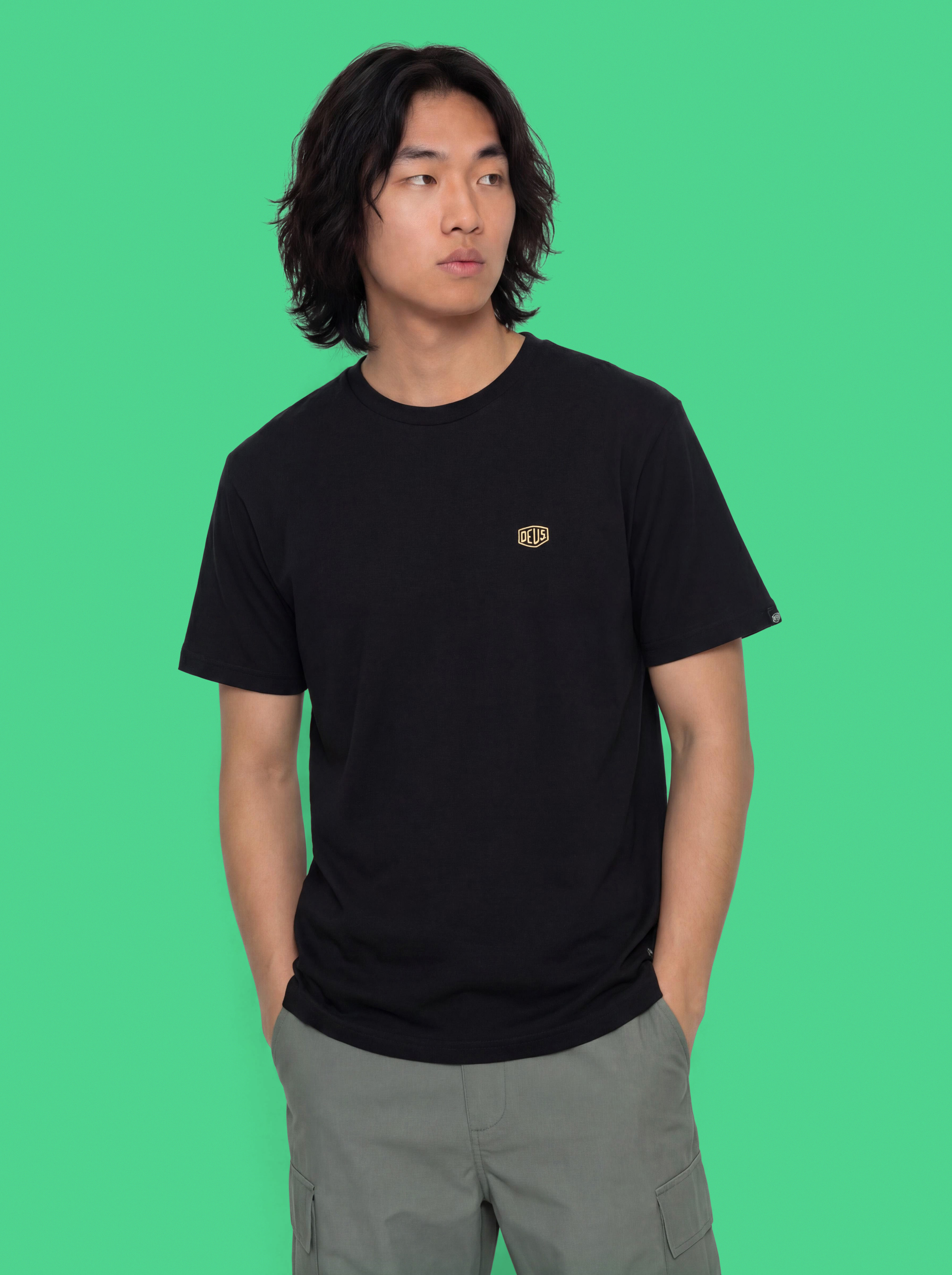 Tricou Deus Ex Machina Shield Standard (black)