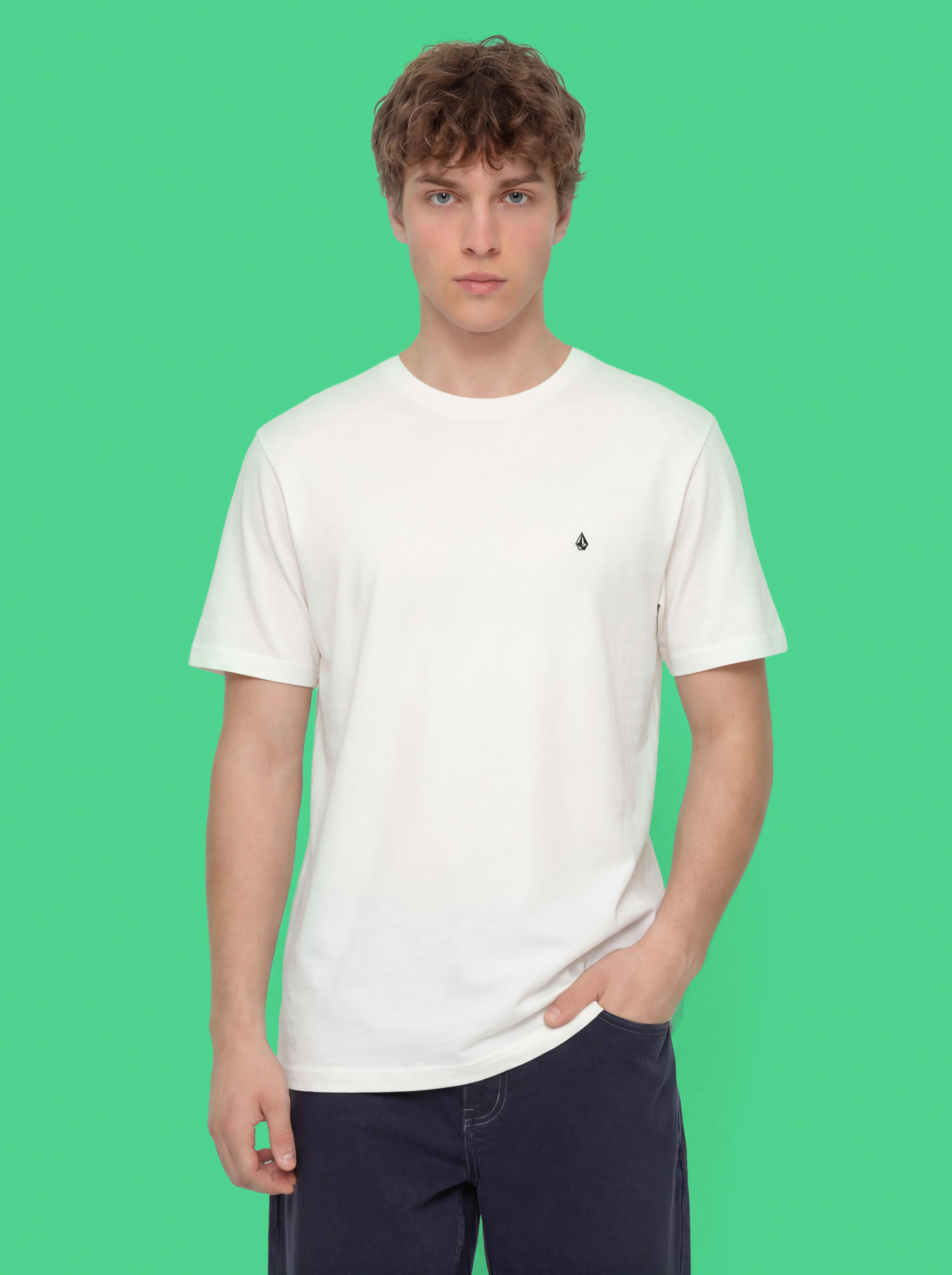 Tricou Volcom Stone Blanks Bsc (white)