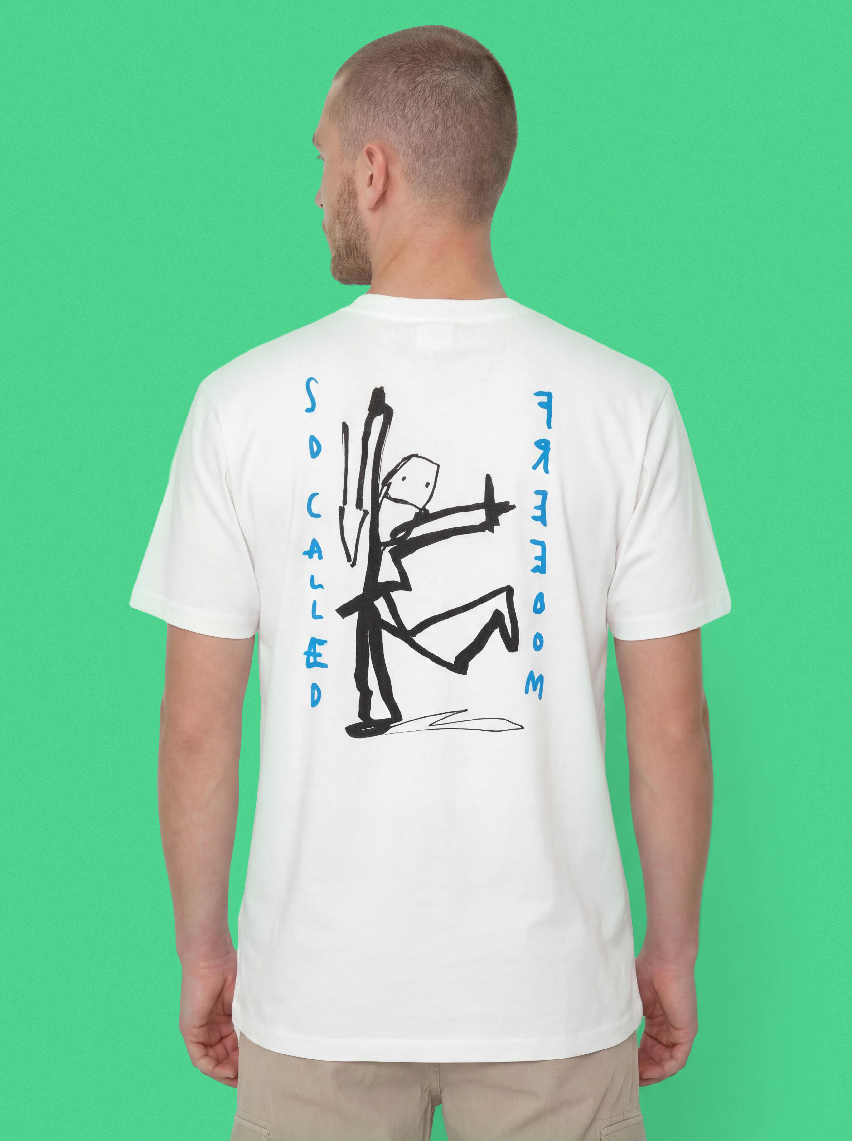 Tricou Polar Skate Freedom (white)