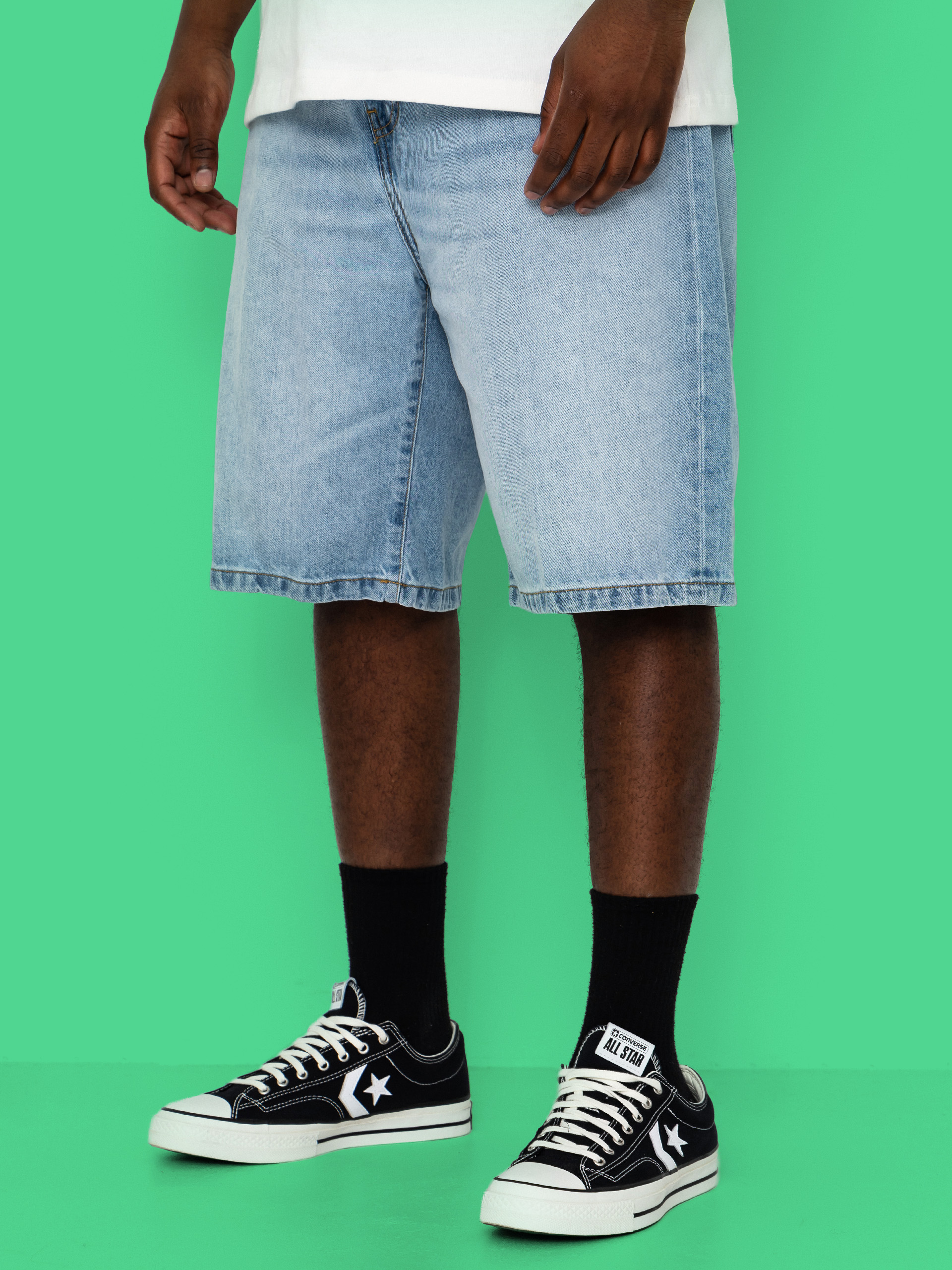 Pantaloni scuru021bi Carhartt WIP Landon (blue heavy worn bleached)