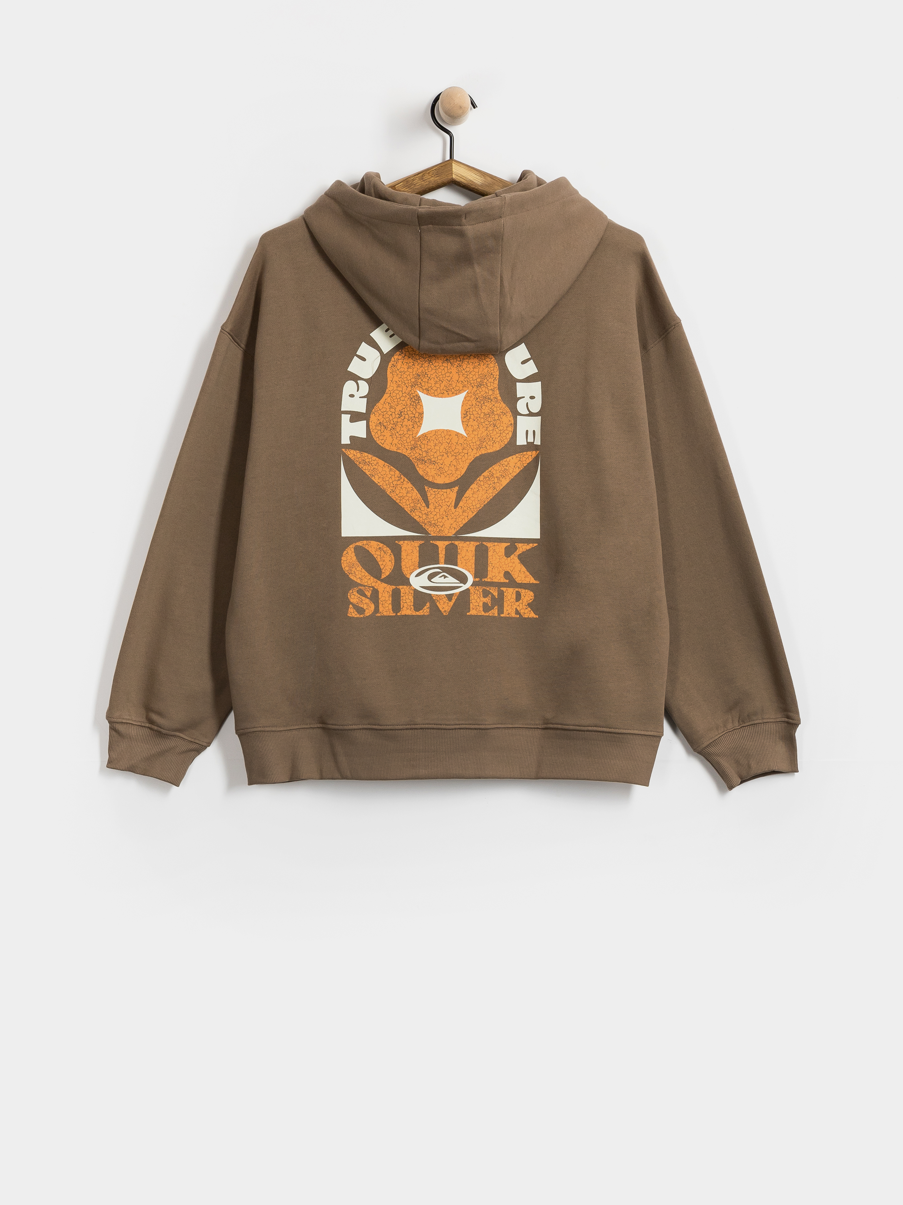 Hanorac cu glugă Quiksilver Standard HD Wmn (pine bark)
