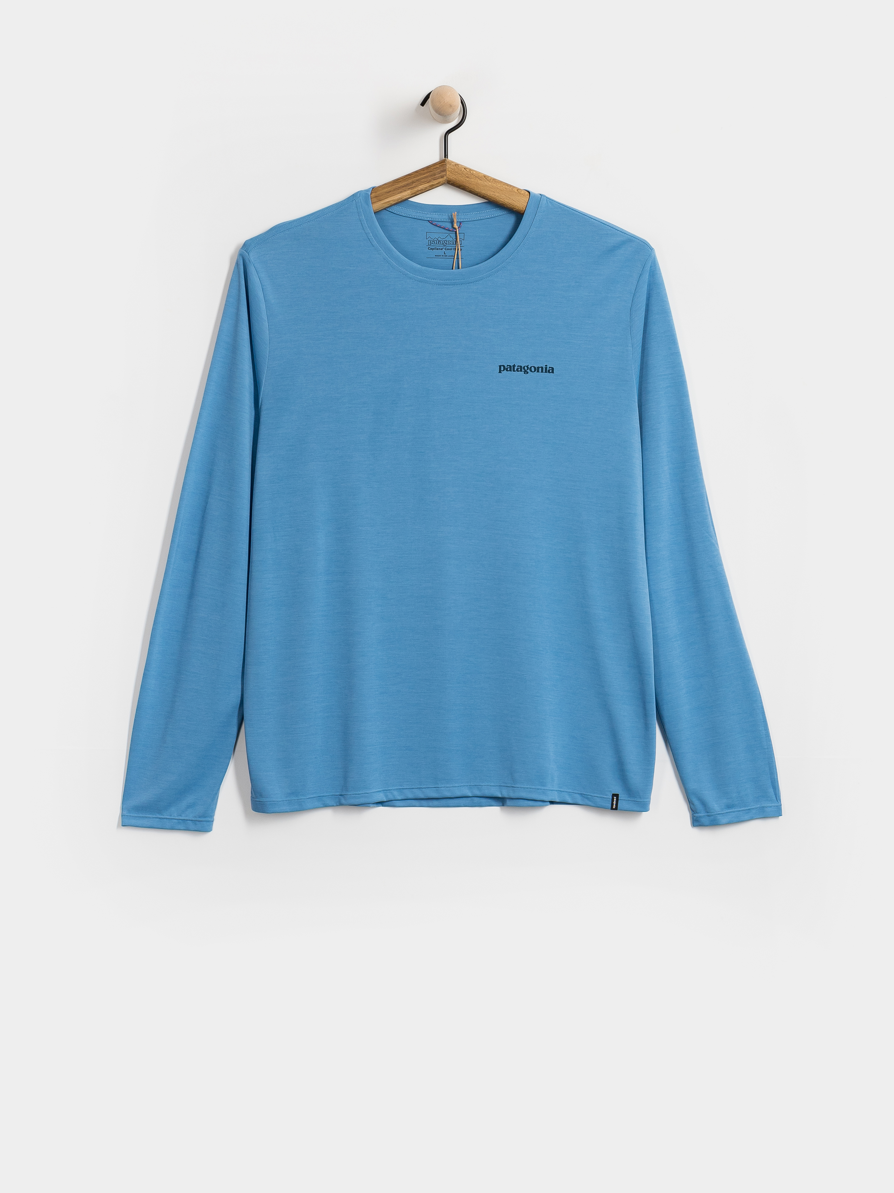 Longsleeve Patagonia Cap Cool Daily Boardshort Logo (shore blue light shore blue x dye)