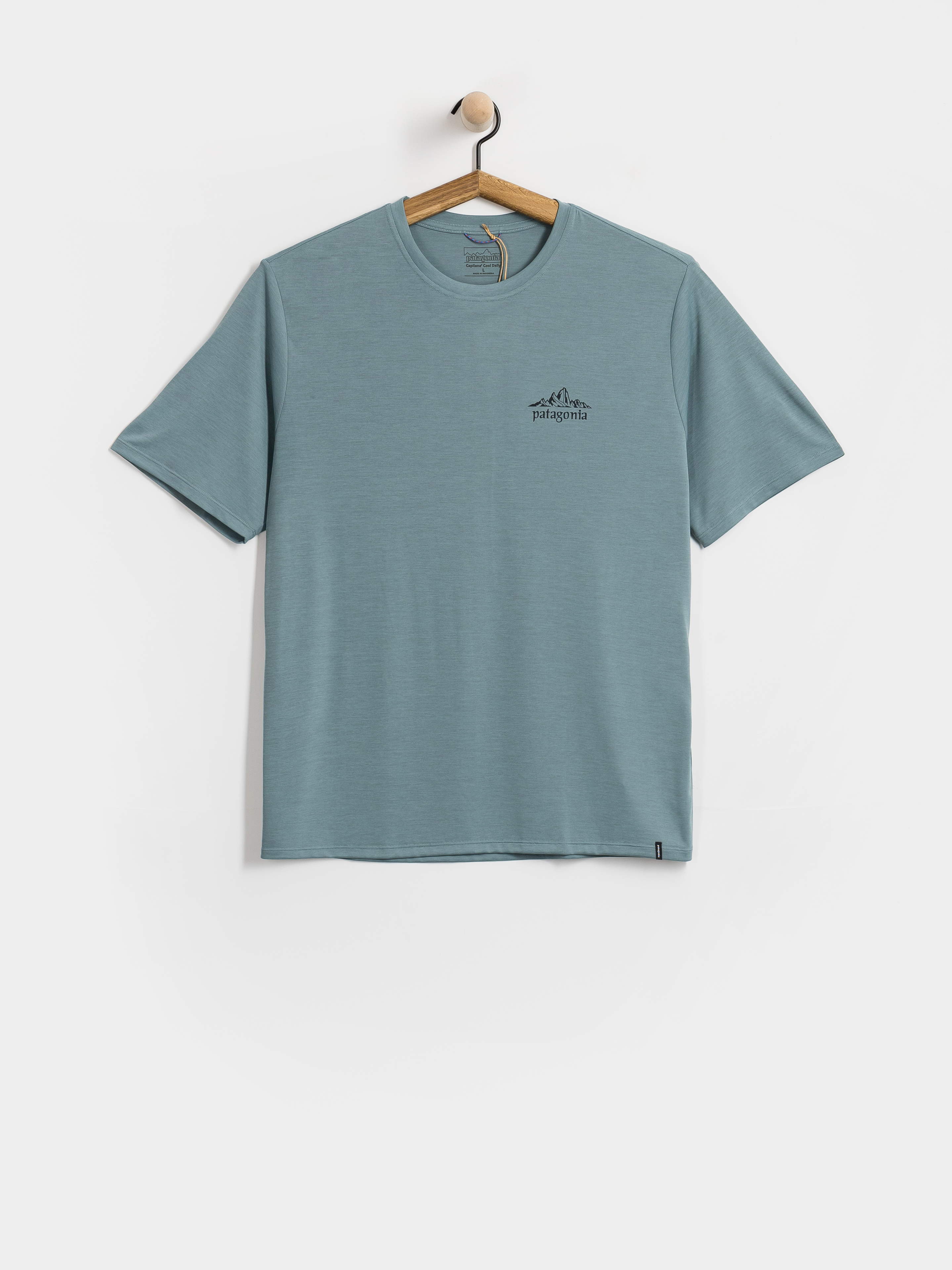 Tricou Patagonia Cap Cool Daily Cloud Crag (blue sage light blue sage x dye)