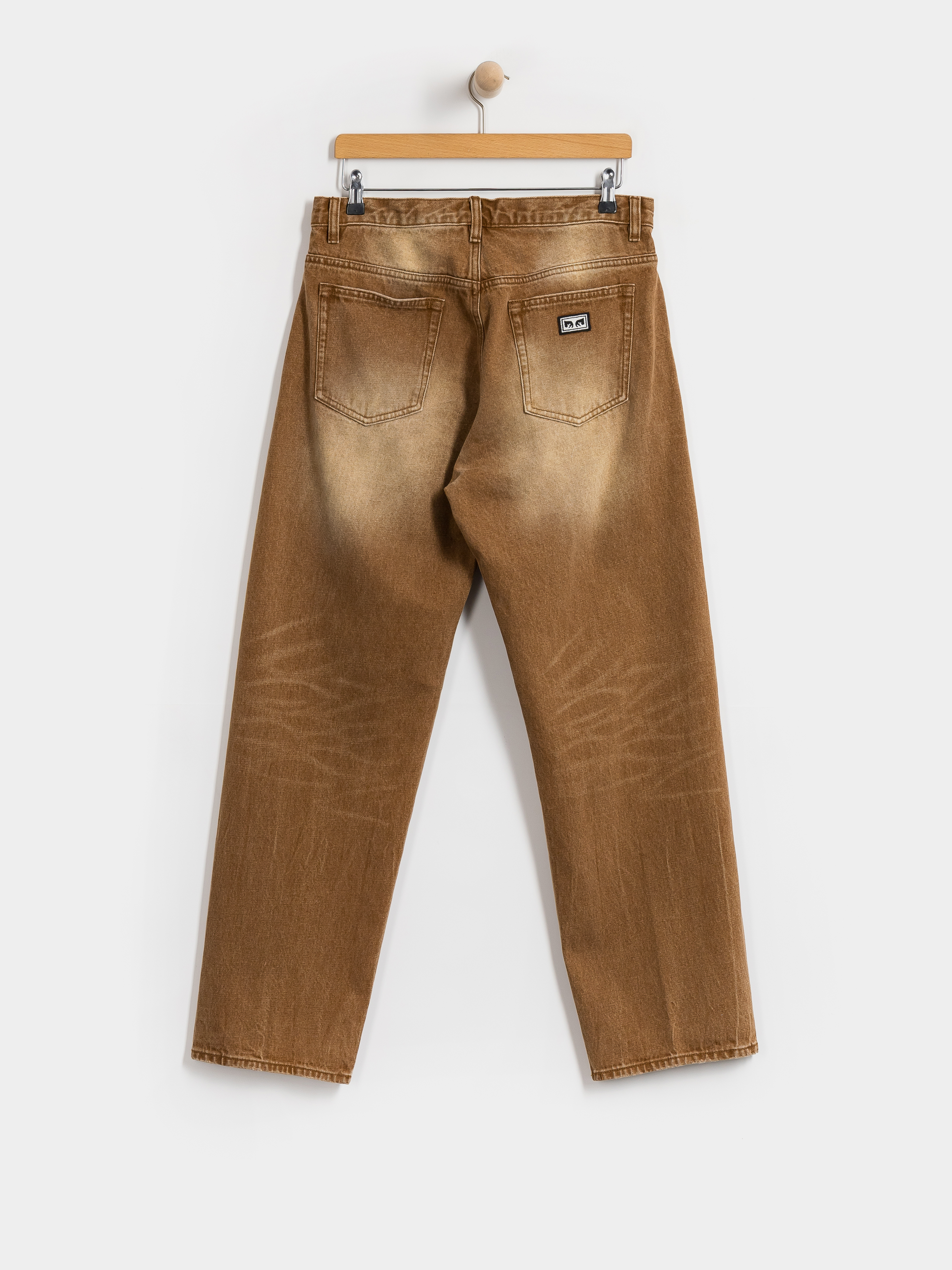 Pantaloni OBEY Boxcar Straight Denim (archive brown)