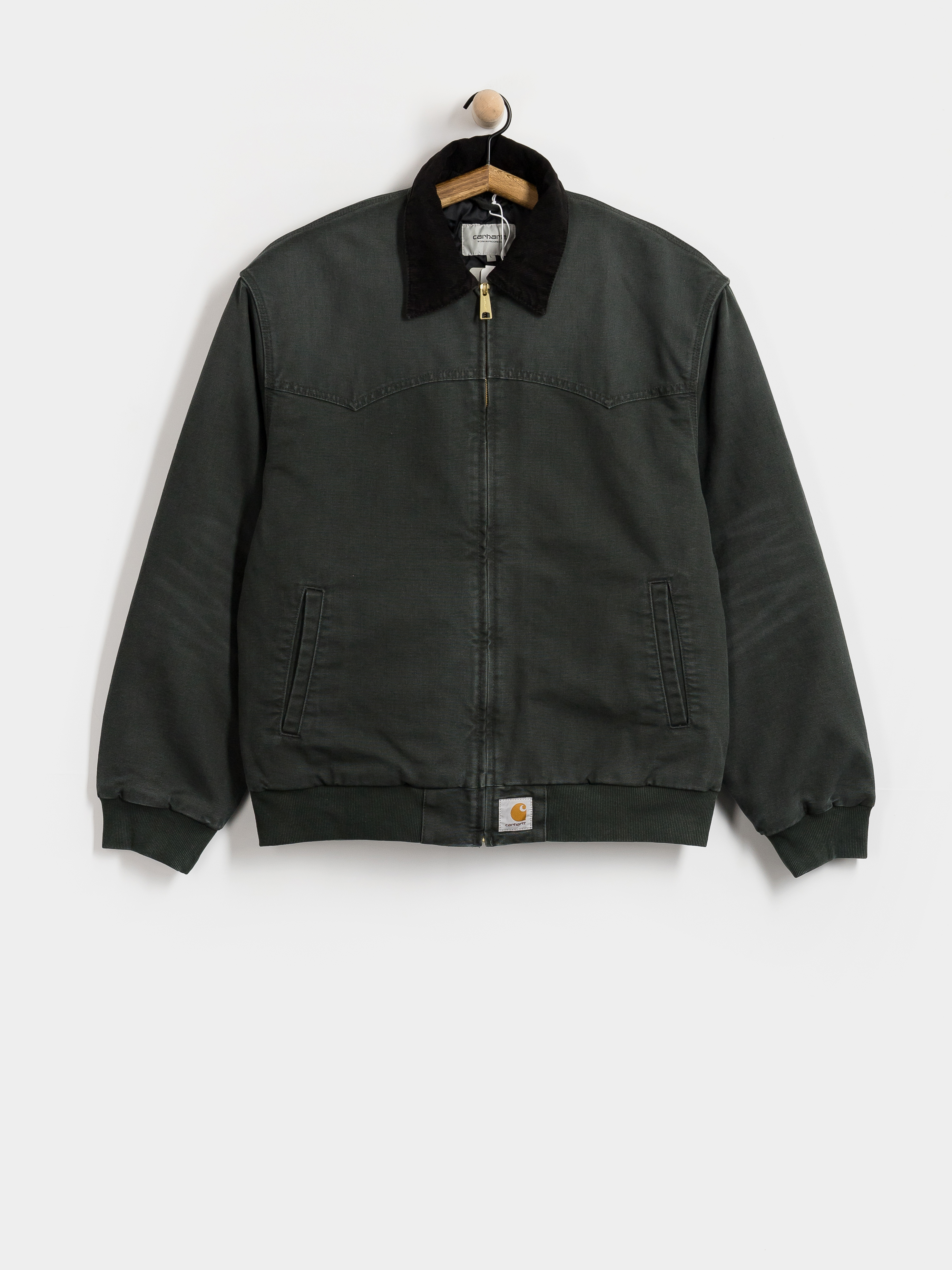 Geacă Carhartt WIP OG Santa Fe (raven/black/stone canvas)
