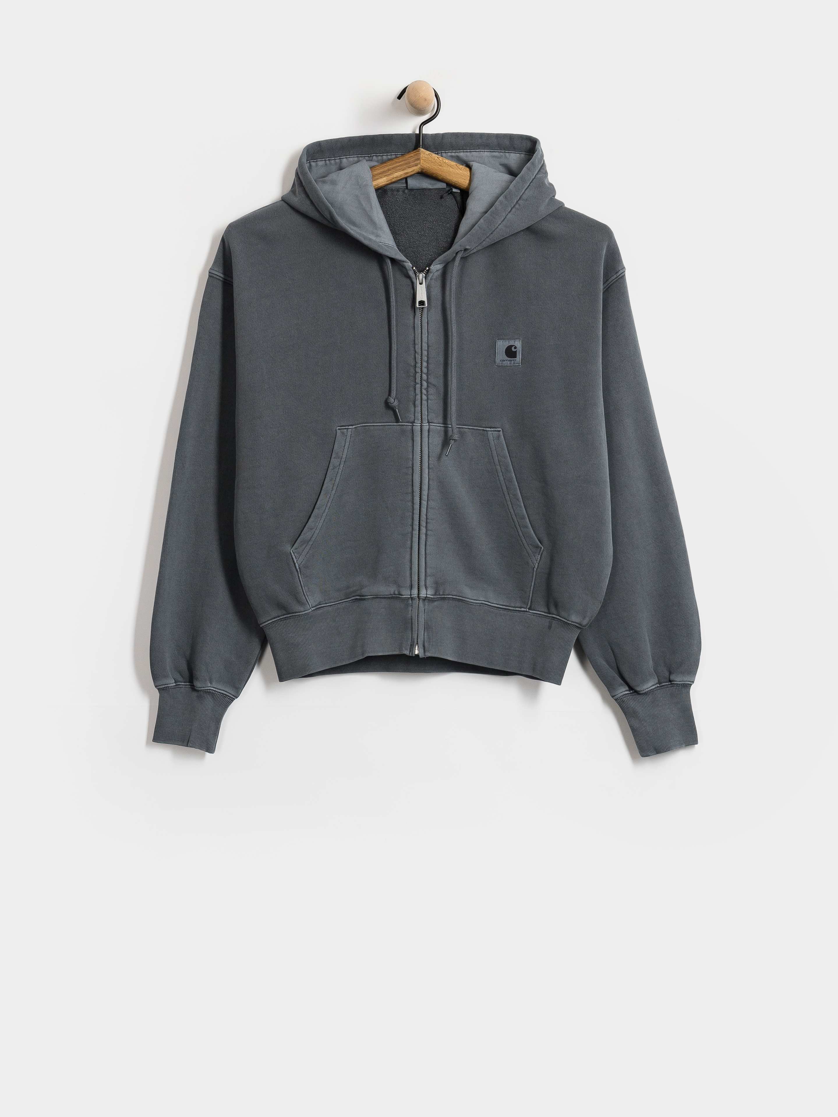 Hanorac cu glugă Carhartt WIP Nelson ZHD Wmn (styx/garment dyed)
