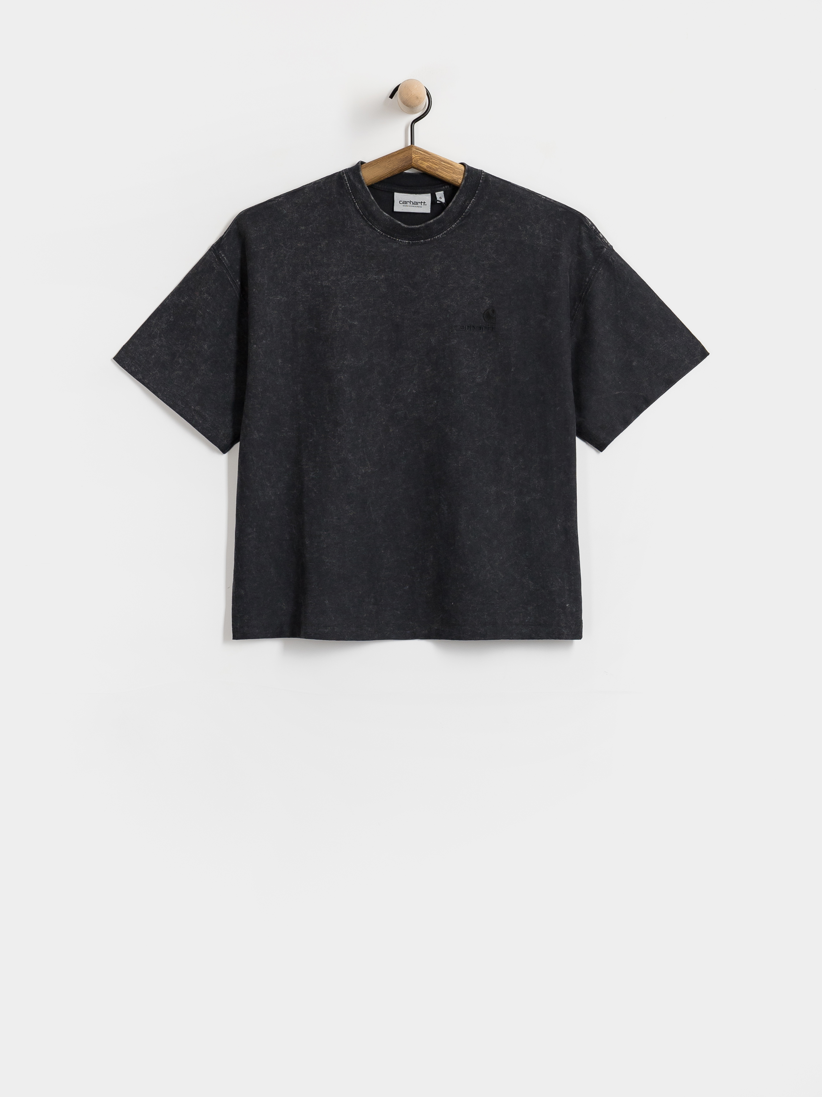Tricou Carhartt WIP Lambert Wmn (black/moon wash)