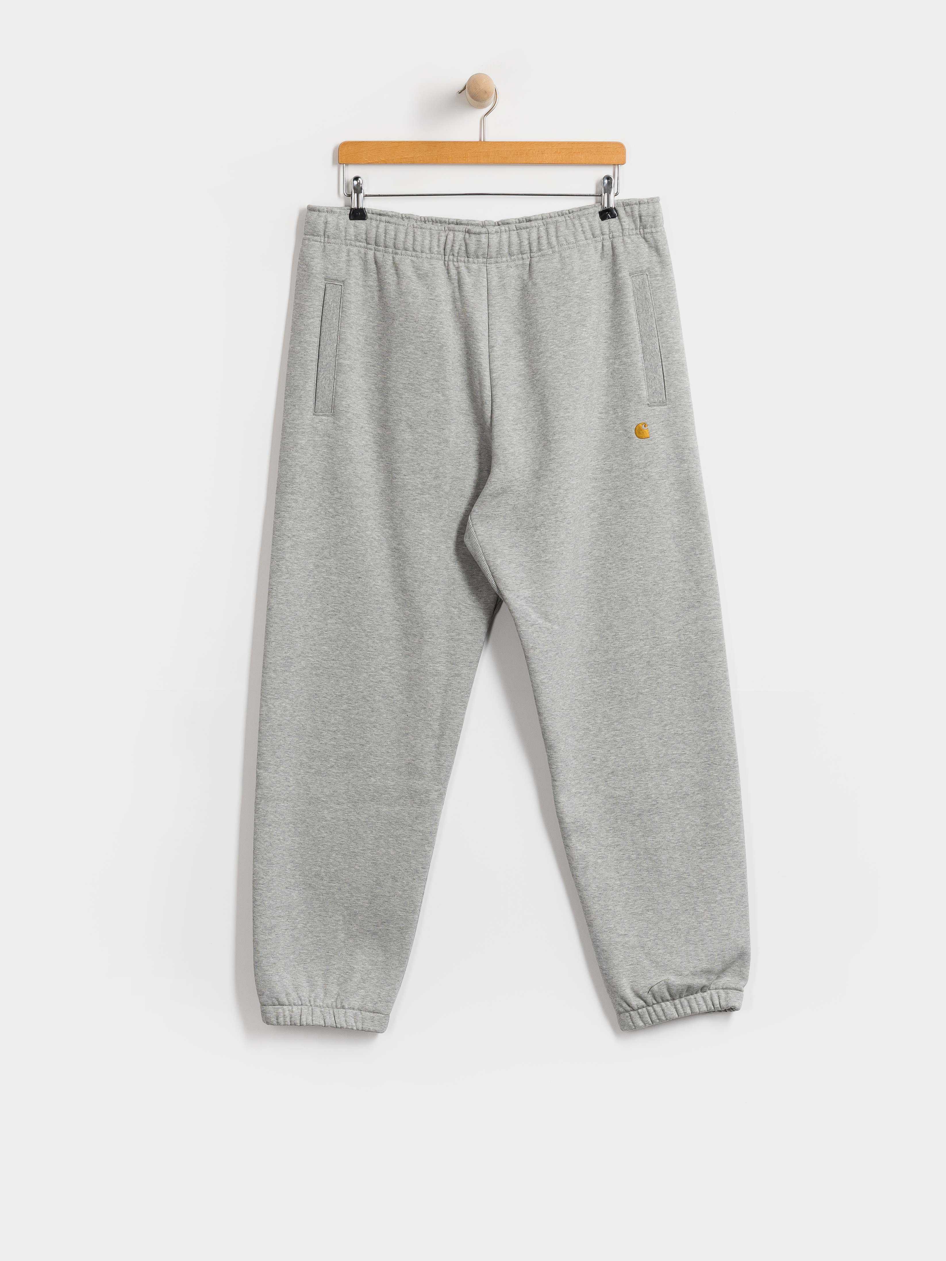 Pantaloni Carhartt WIP Chase (grey heather/gold)
