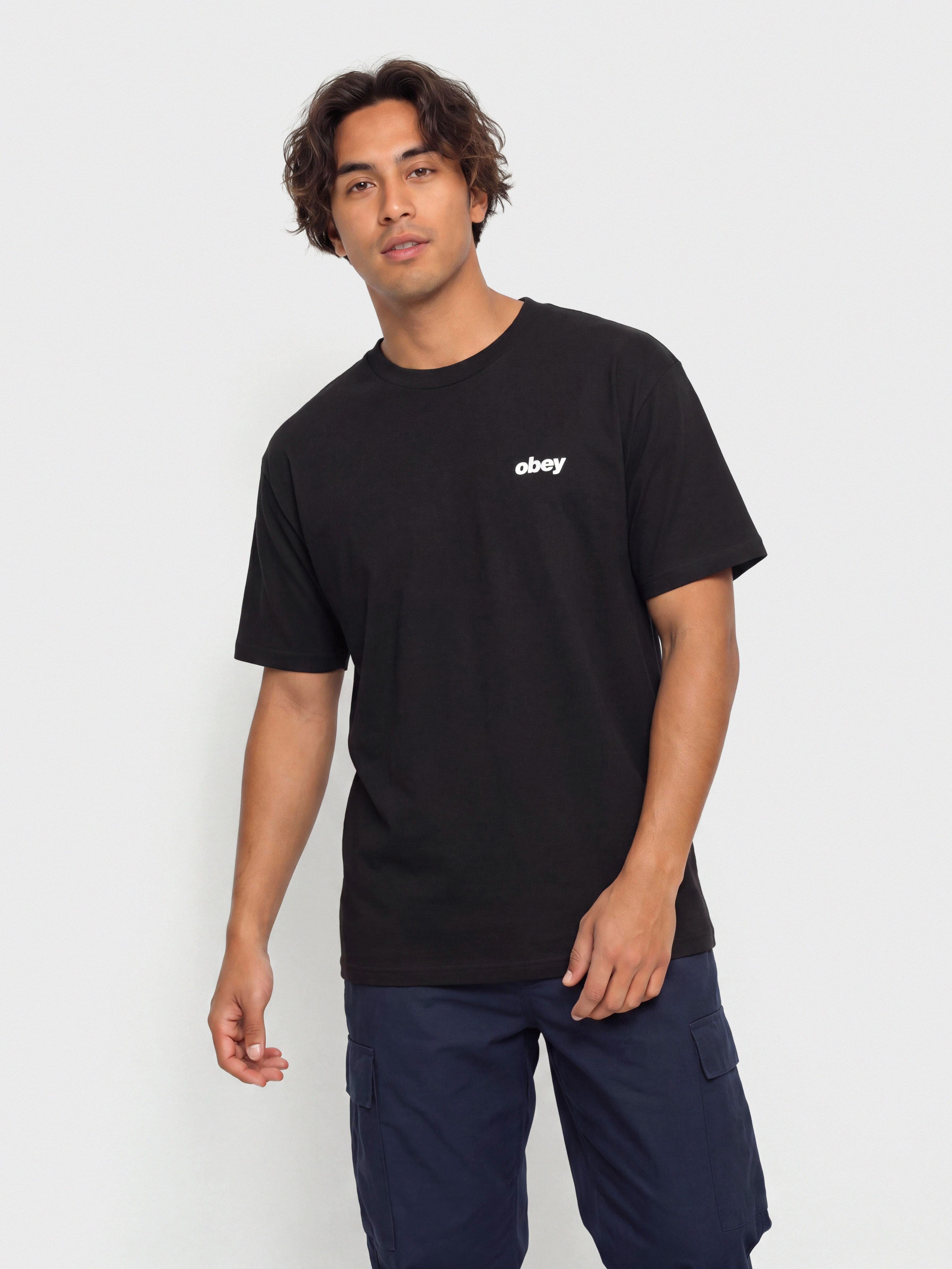 Tricou OBEY Vhs (black)