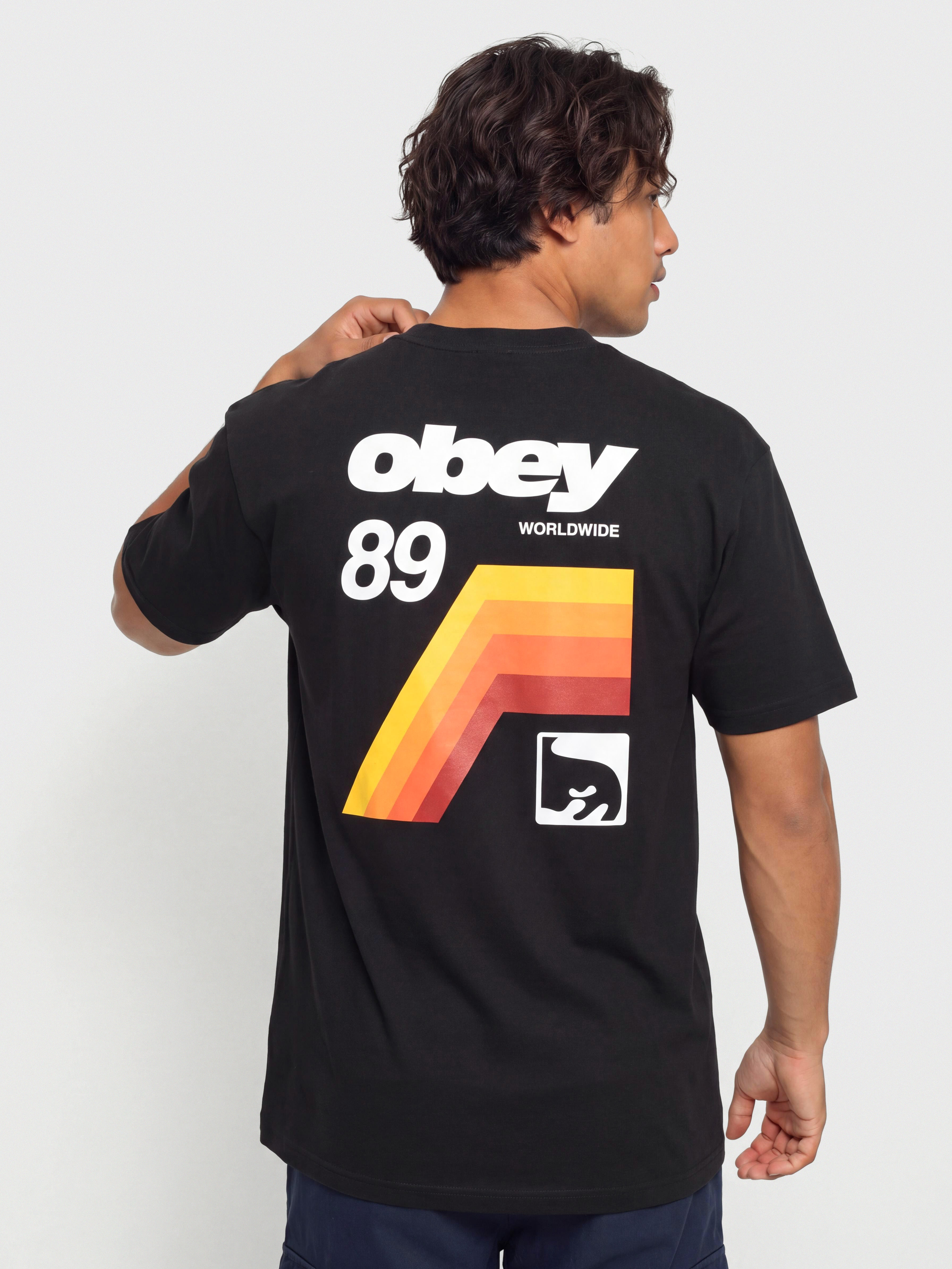 Tricou OBEY Vhs (black)