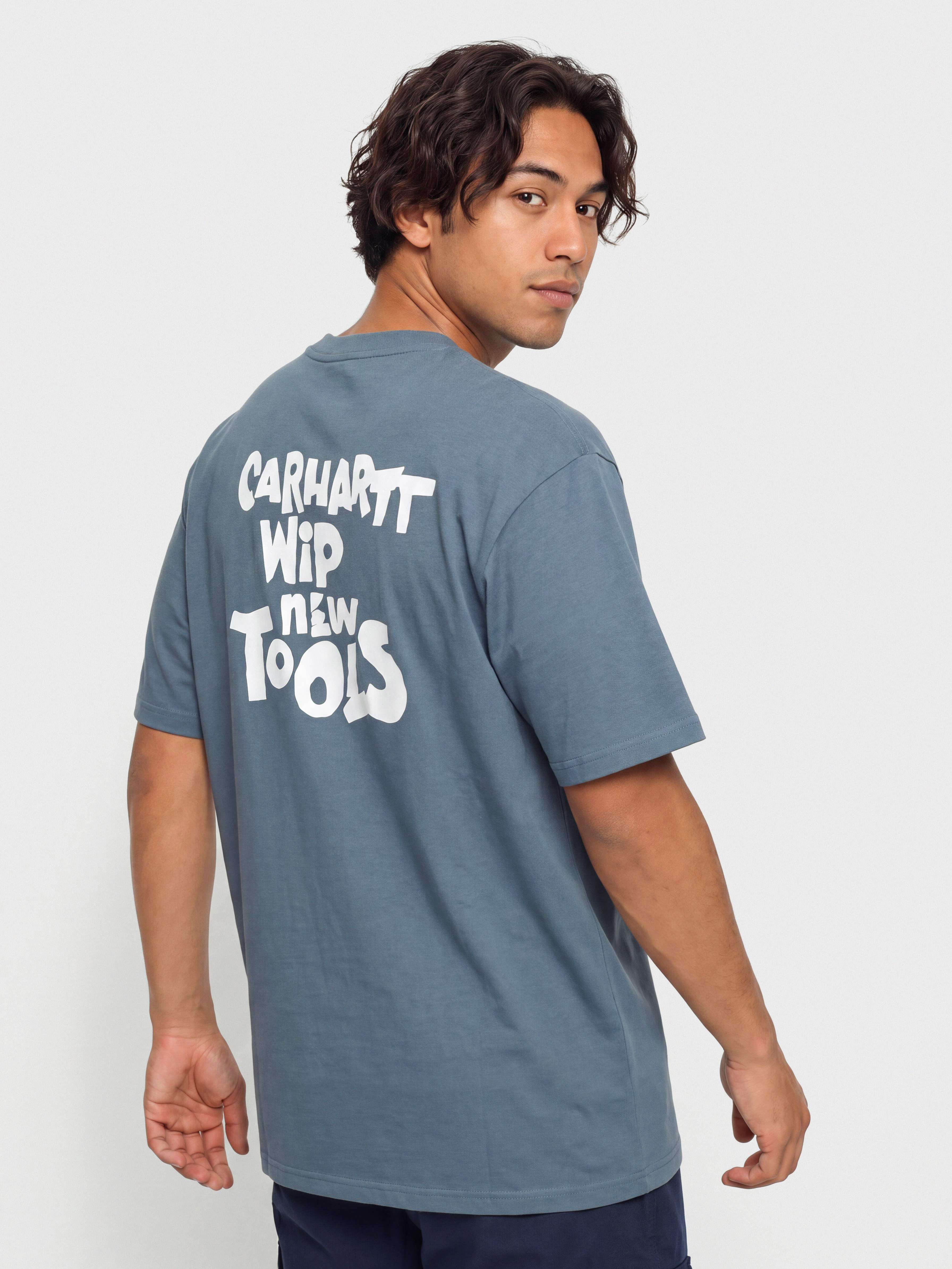Tricou Carhartt WIP Cutout (icesheet)
