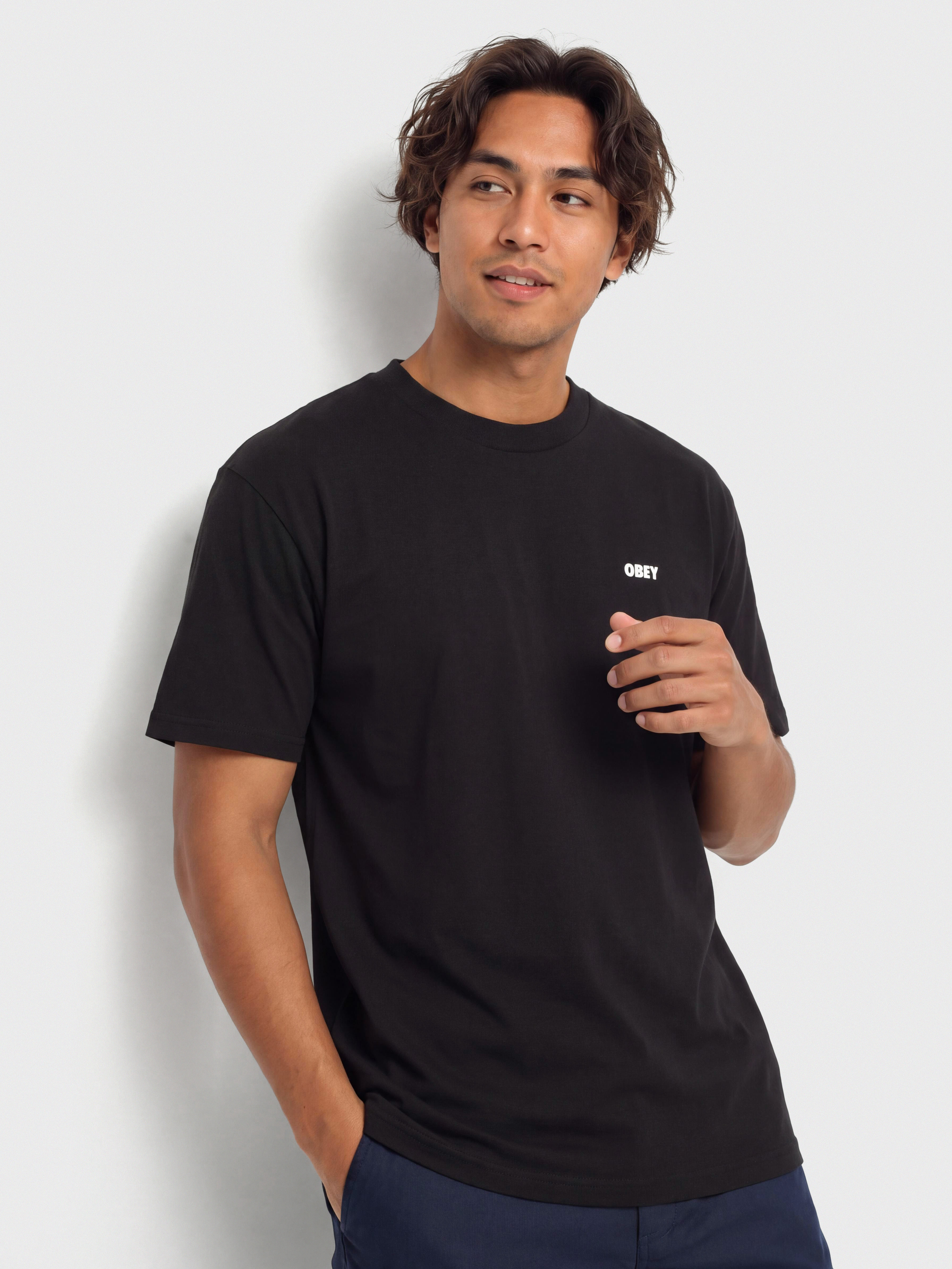 Tricou OBEY The Medium Is The Message (black)