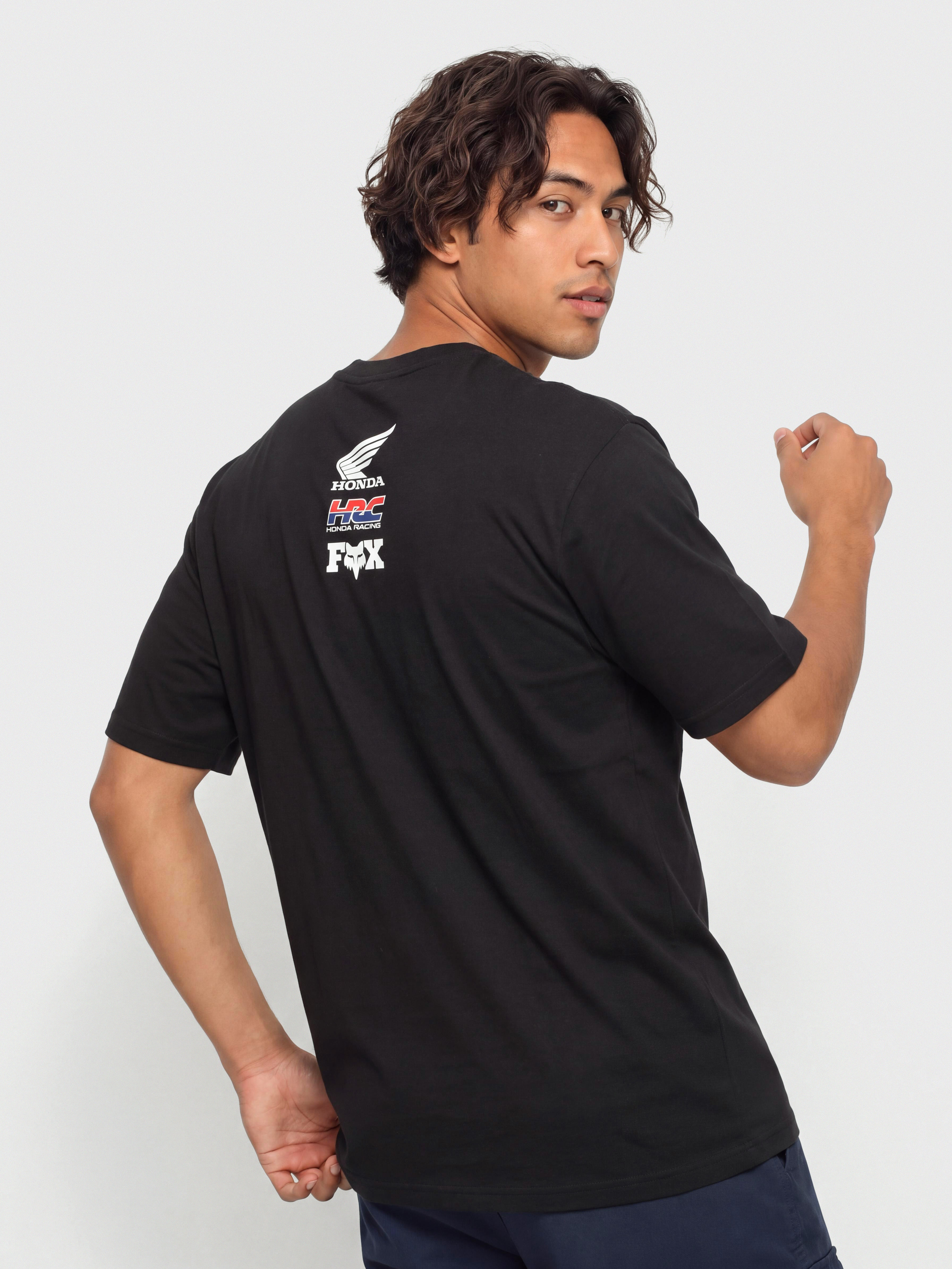 Tricou Fox Honda Midweight (black)