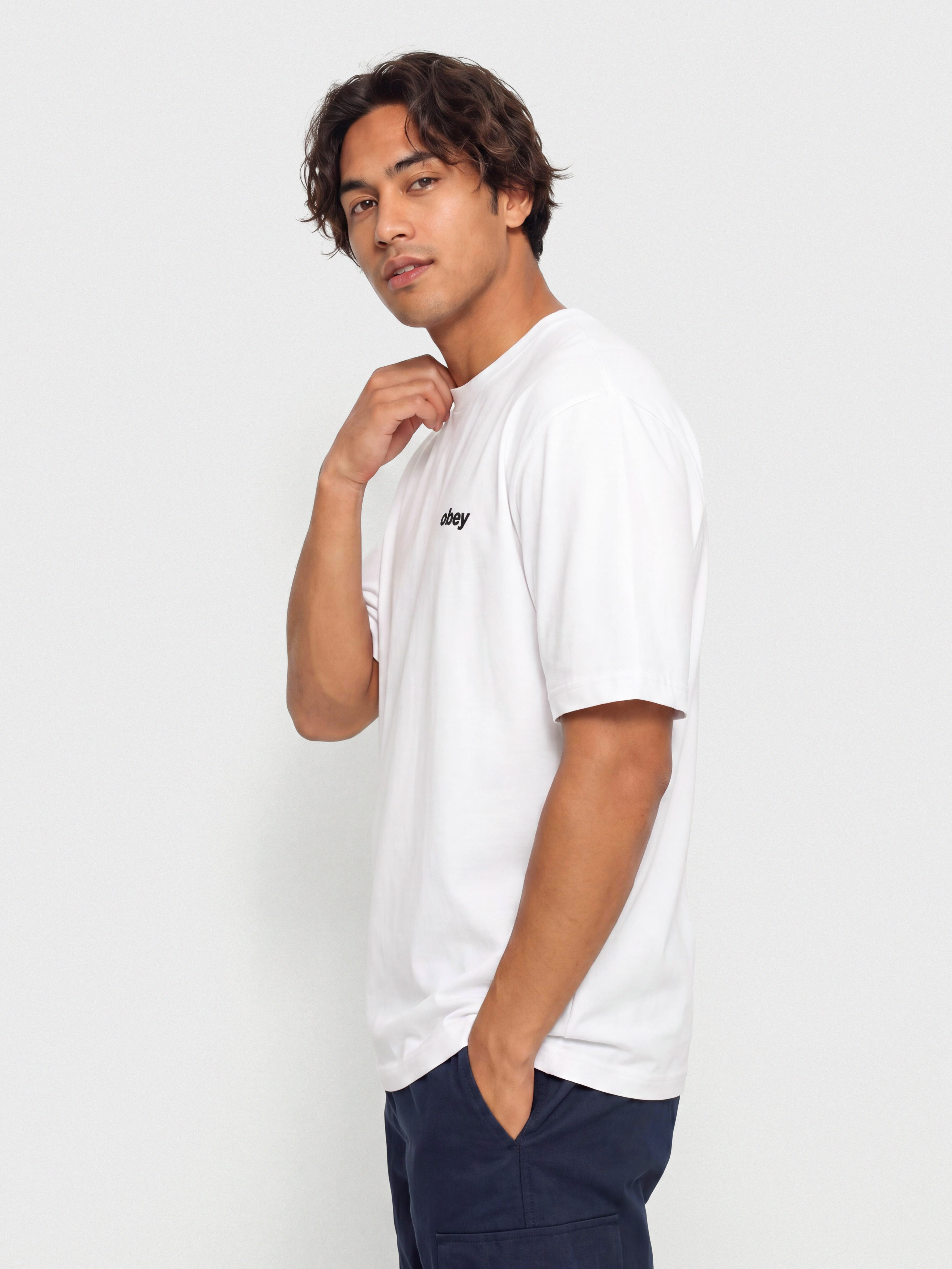 Tricou OBEY Intercontinental (white)
