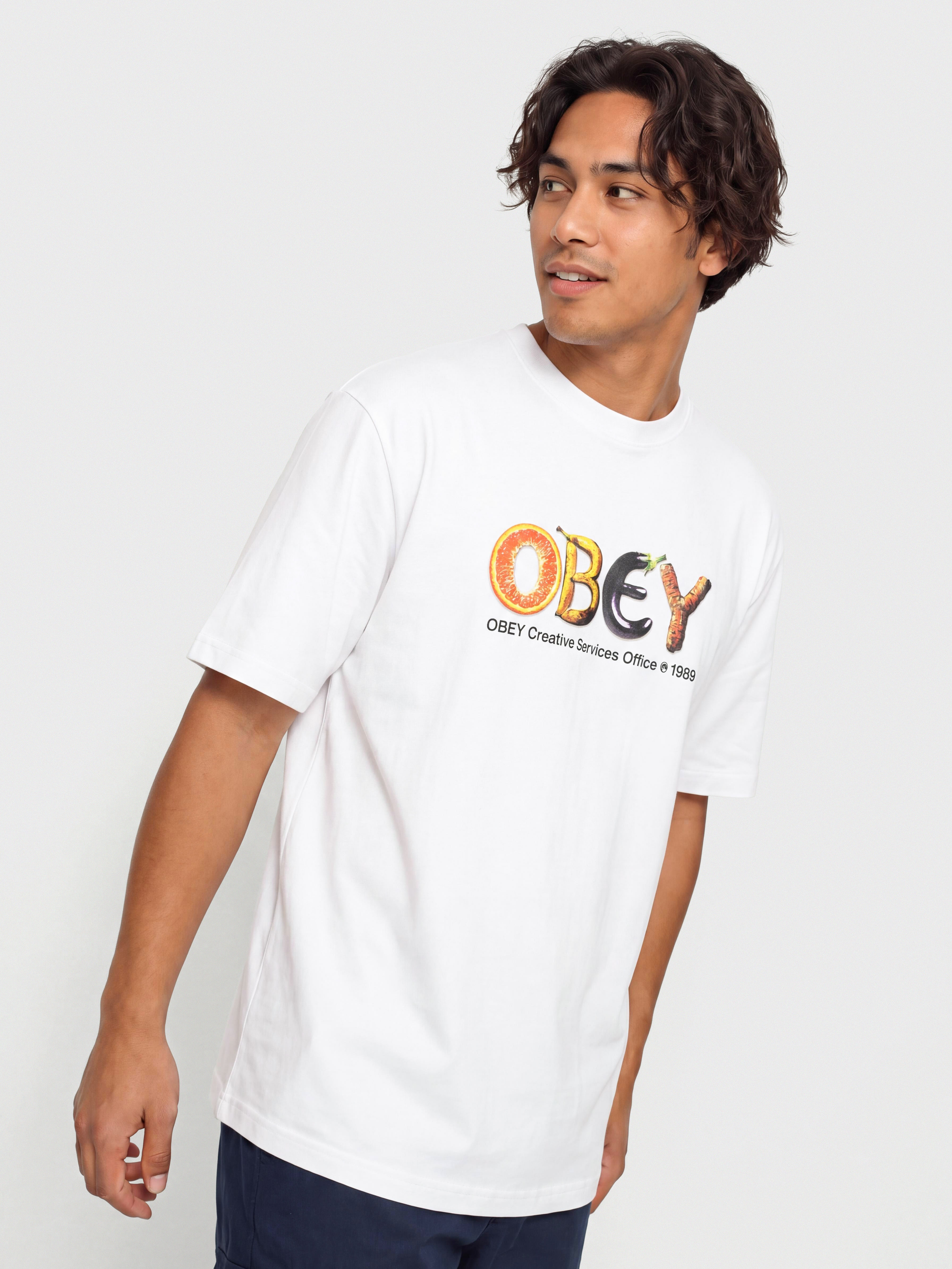 Tricou OBEY Creative Services Office (white)