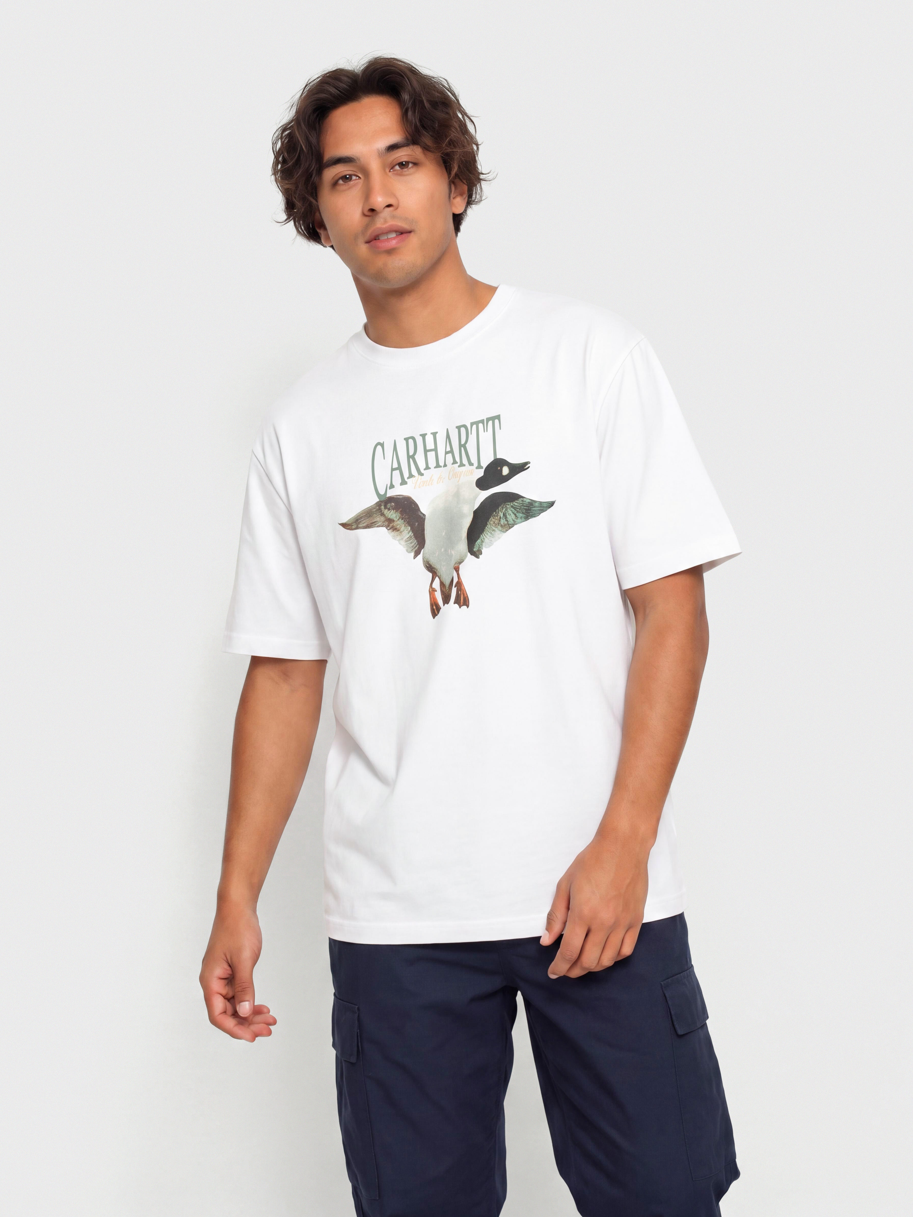 Tricou Carhartt WIP Pennon (white)