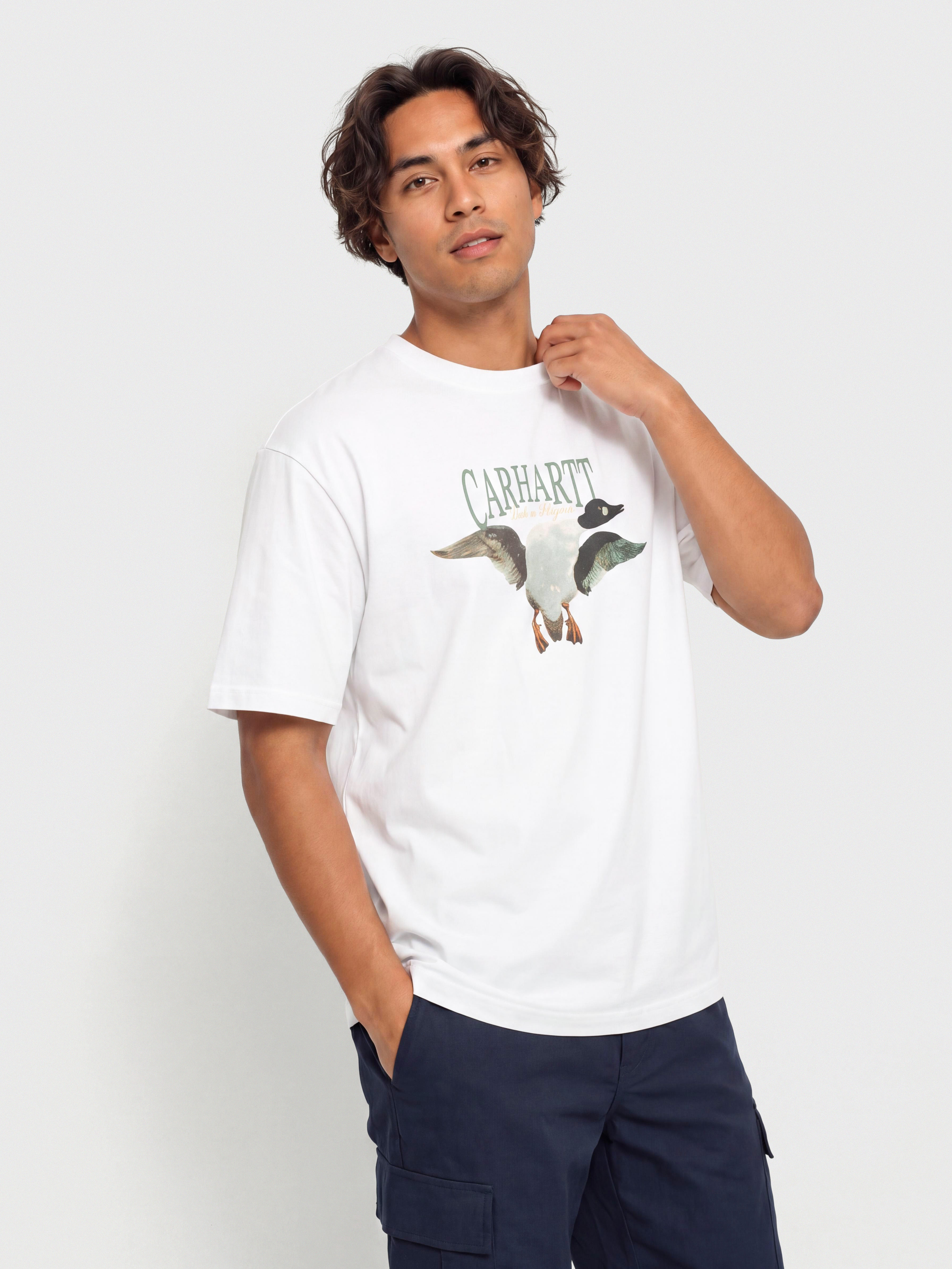 Tricou Carhartt WIP Pennon (white)