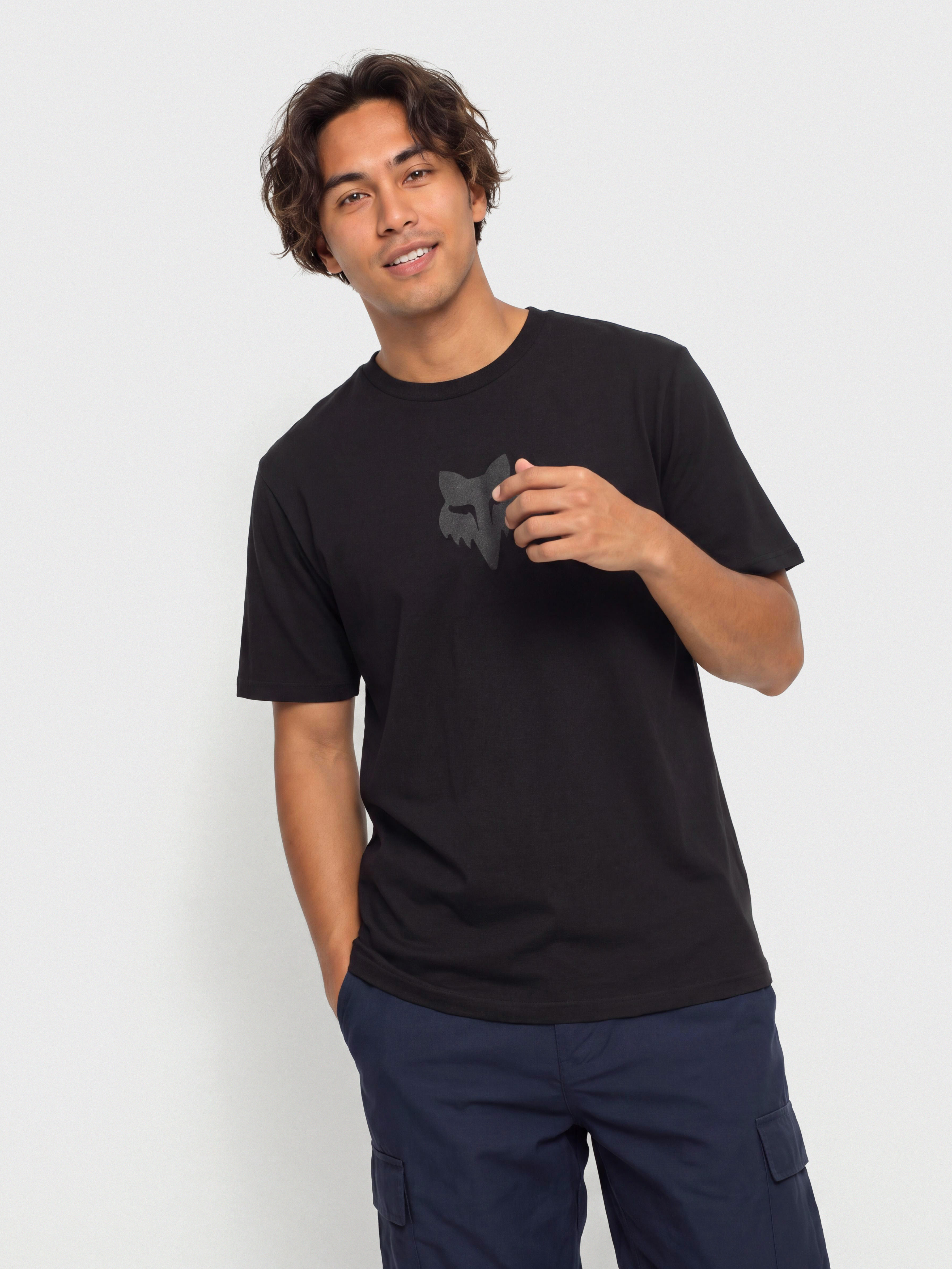 Tricou Fox Head 195 (black/black)