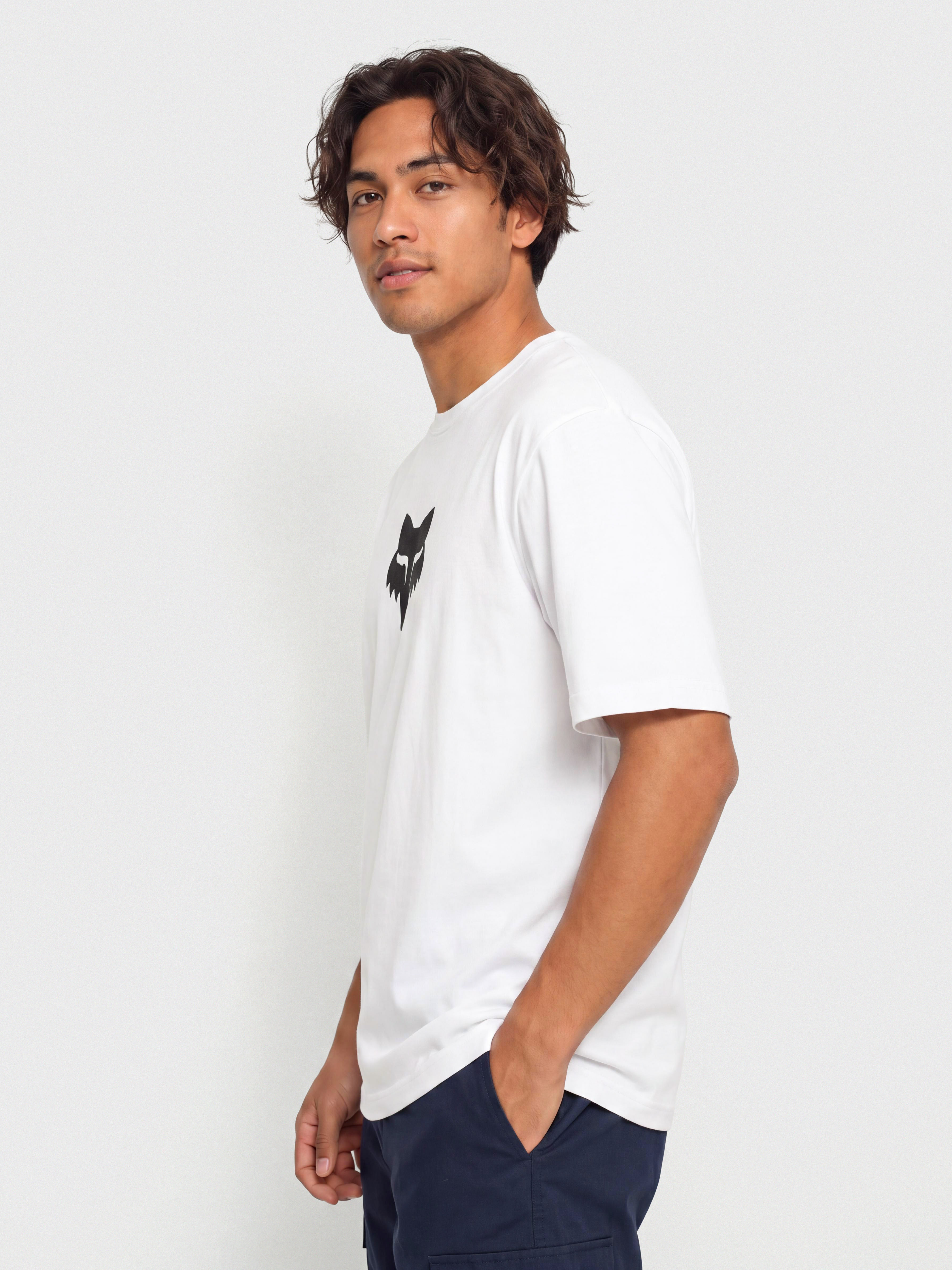 Tricou Fox Head 195 (optic white)