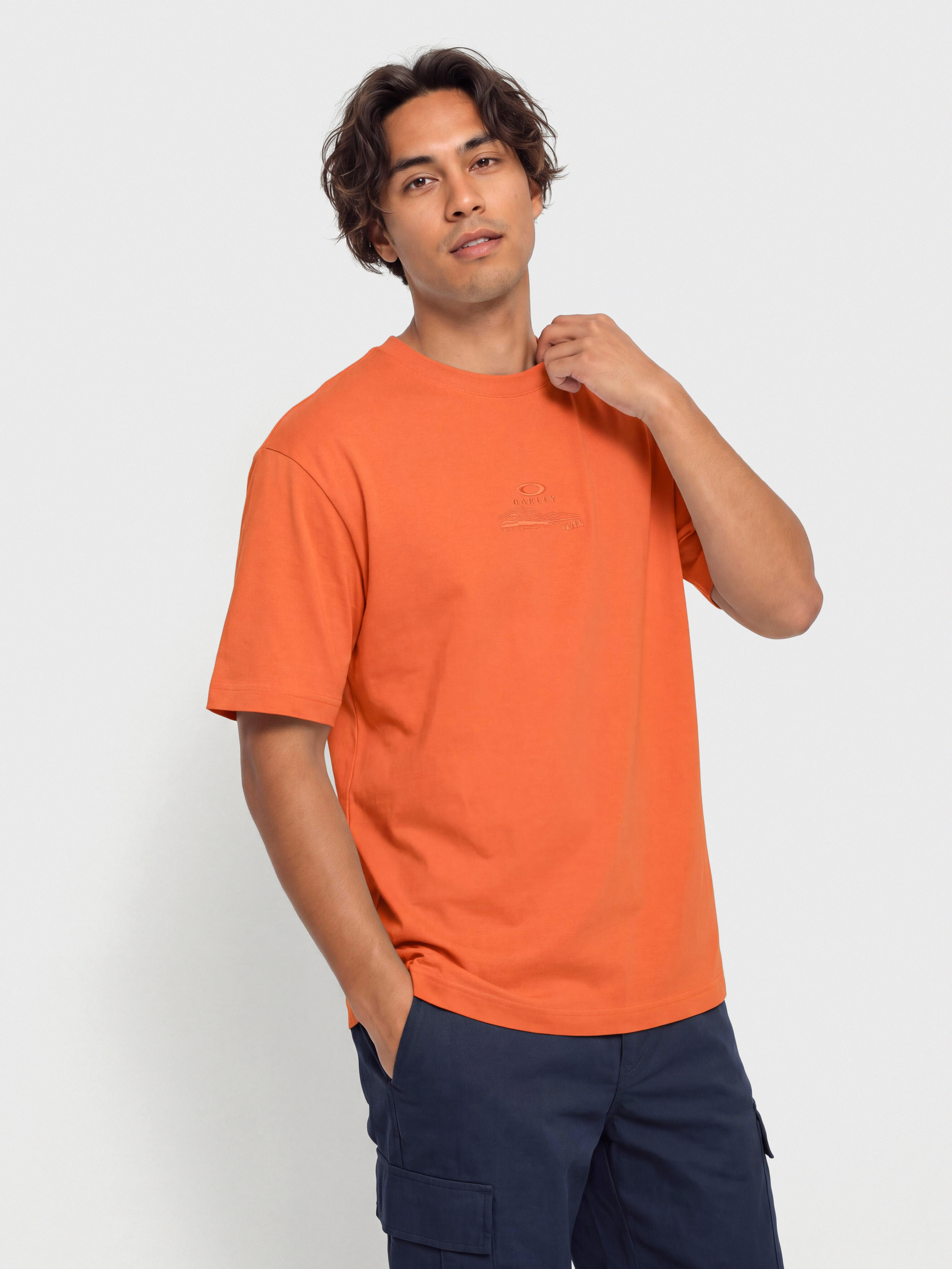Tricou Oakley Mtn Ridge Embroidered (aviator orange)