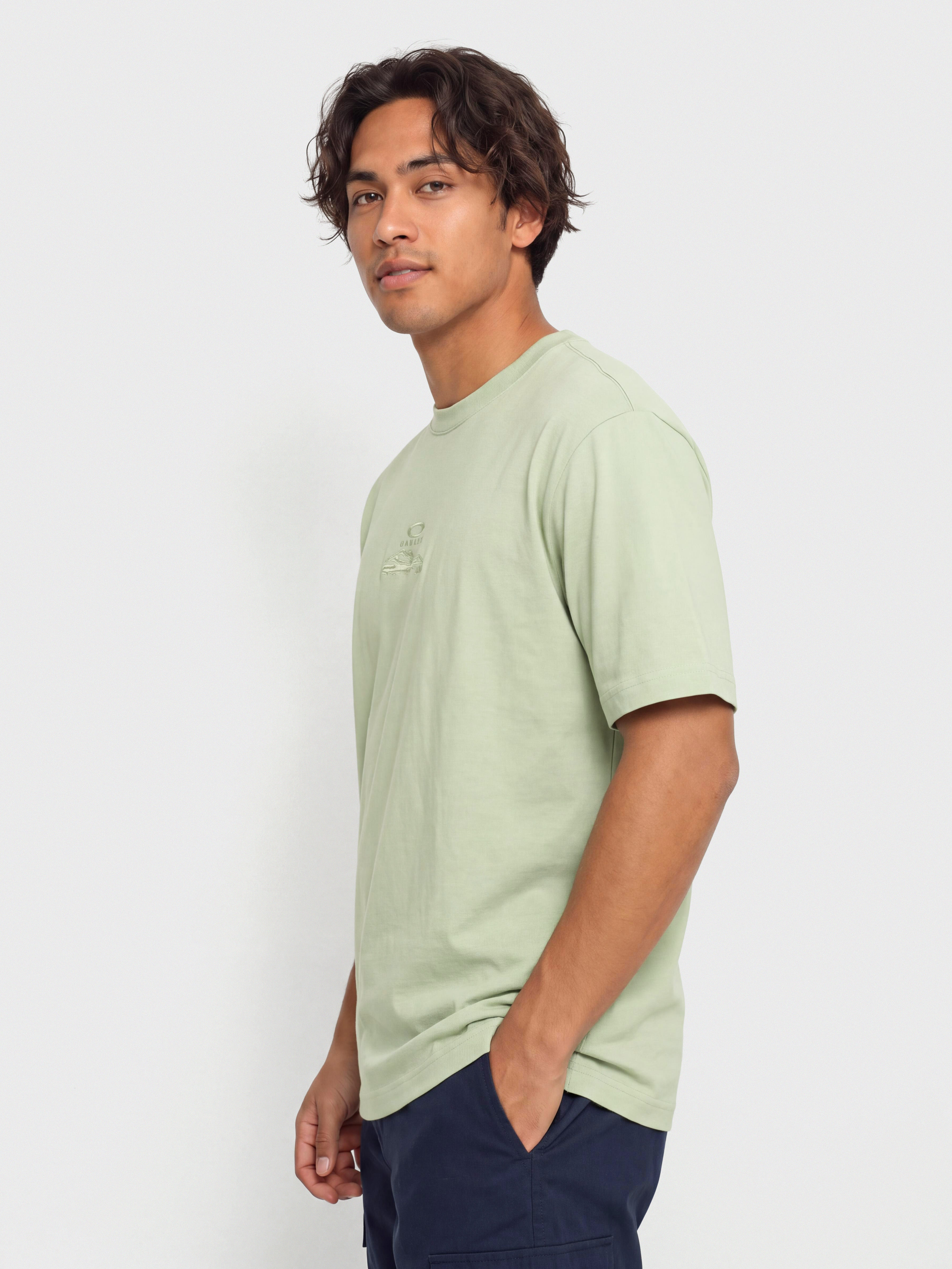 Tricou Oakley Mtn Ridge Embroidered (faded green)