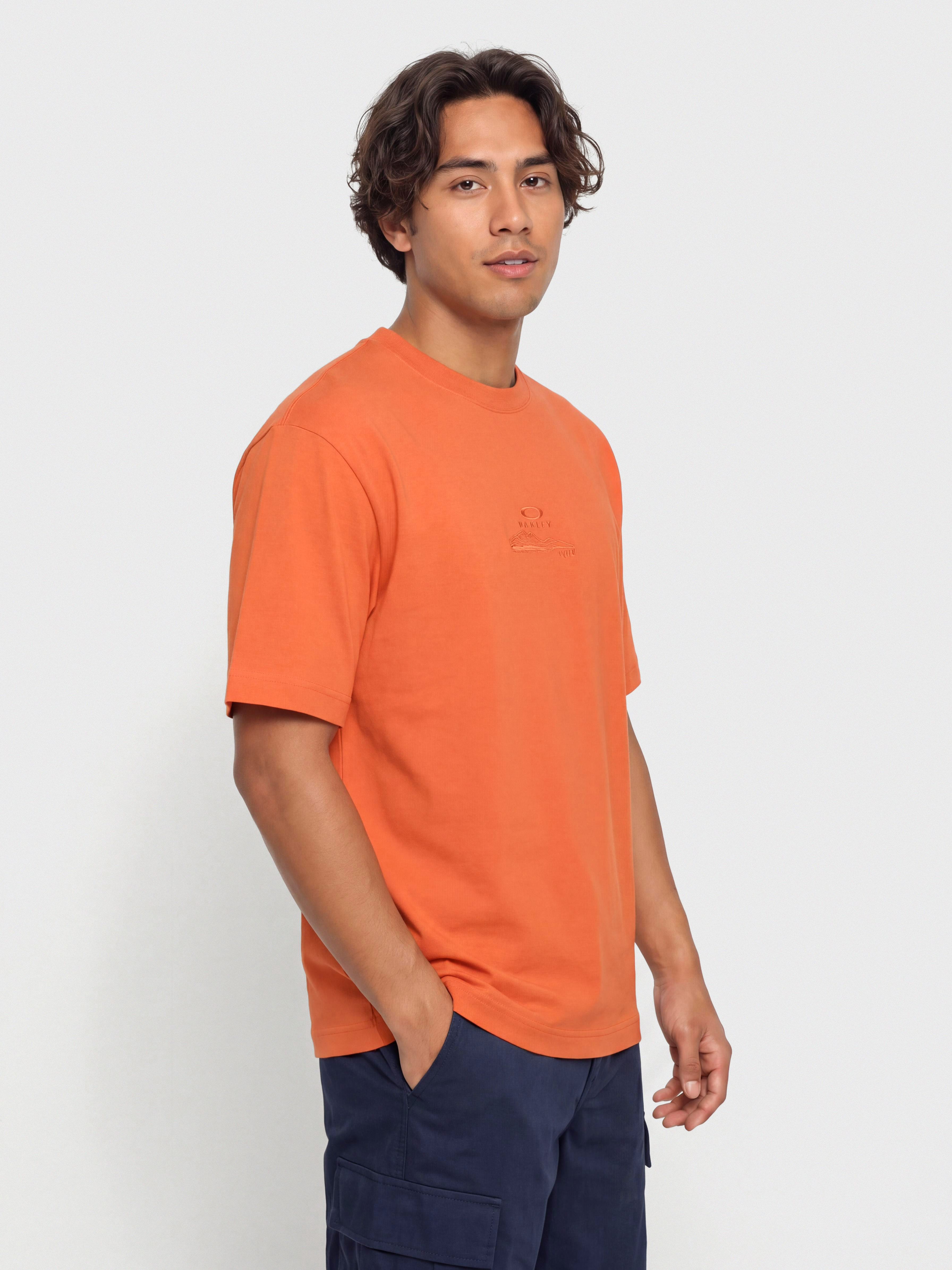 Tricou Oakley Mtn Ridge Embroidered (aviator orange)