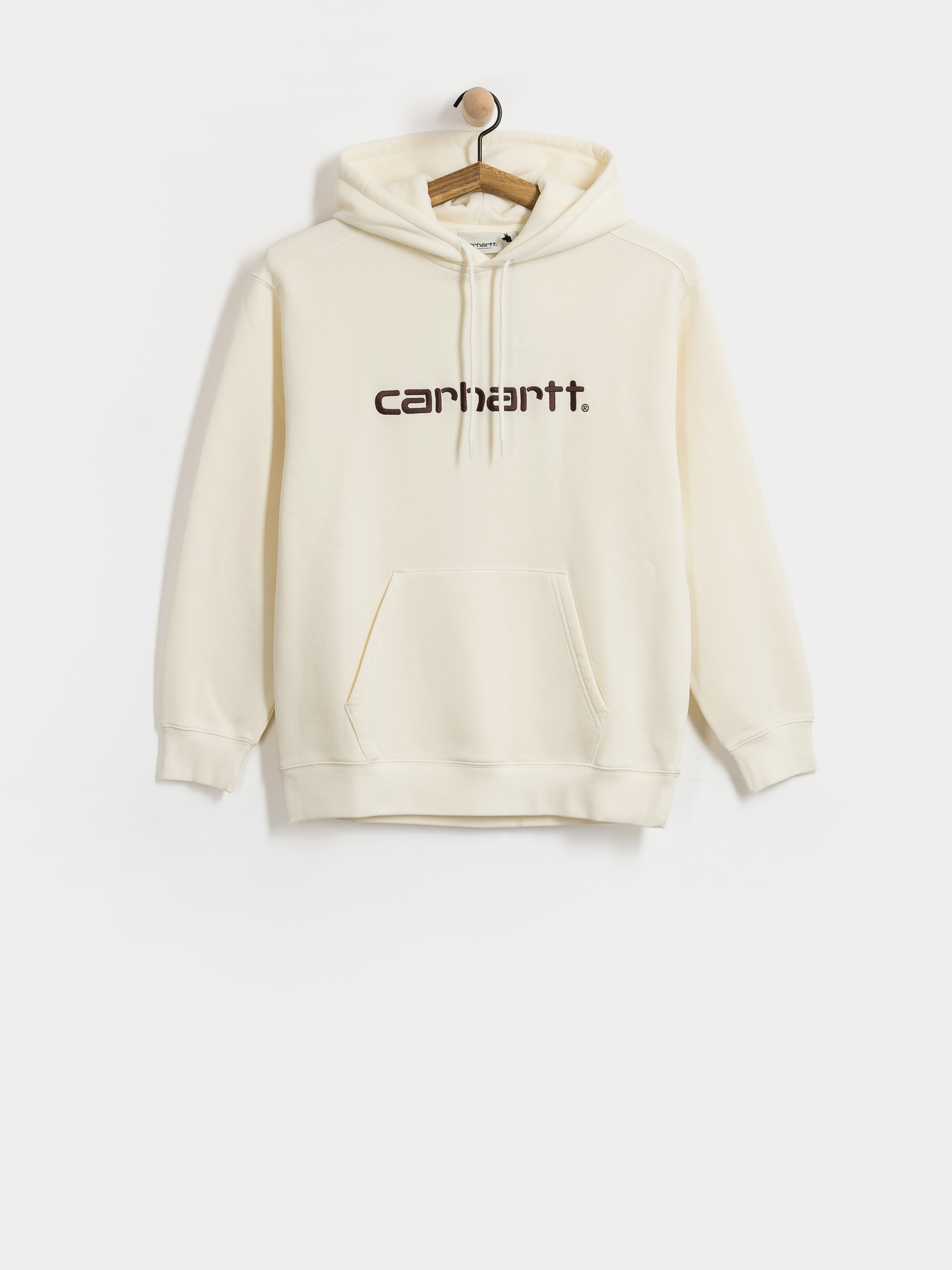 Hanorac cu glugă Carhartt WIP Carhartt HD Wmn (wax/palisander)