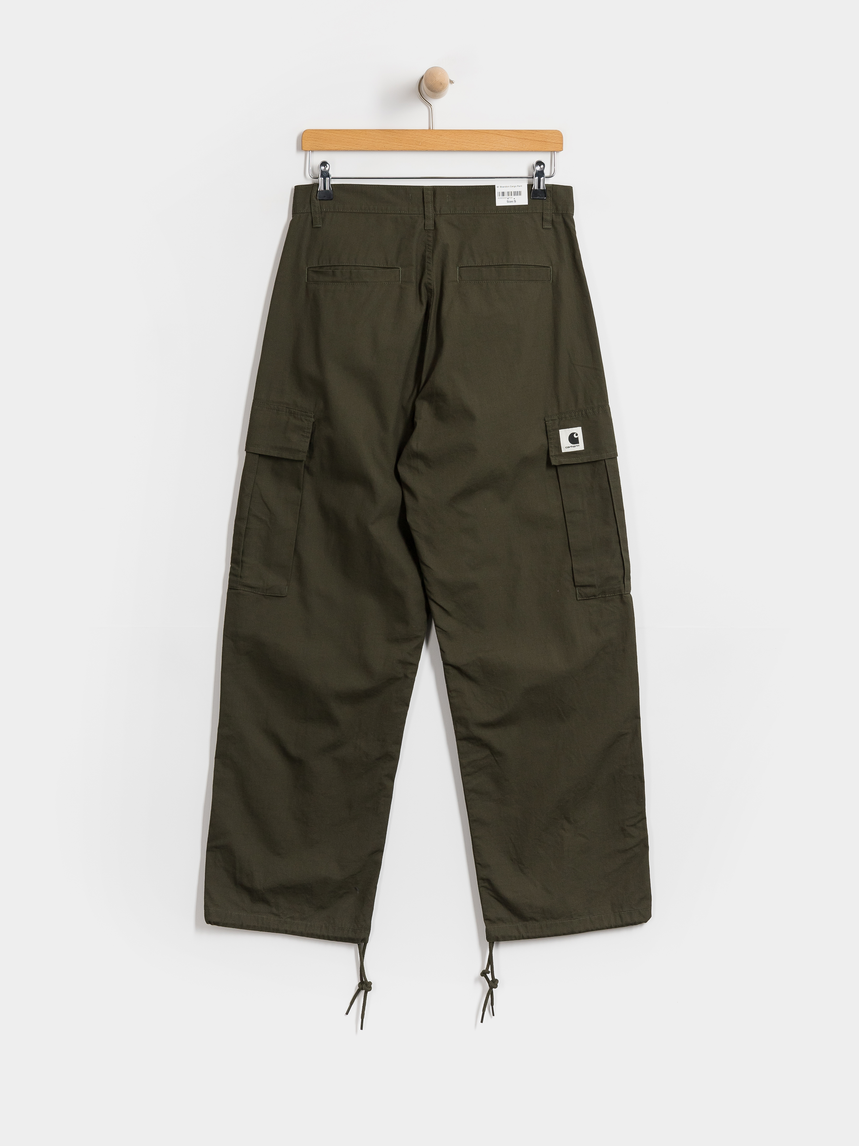 Pantaloni Carhartt WIP Brandon Cargo Wmn (cypress/rinsed)