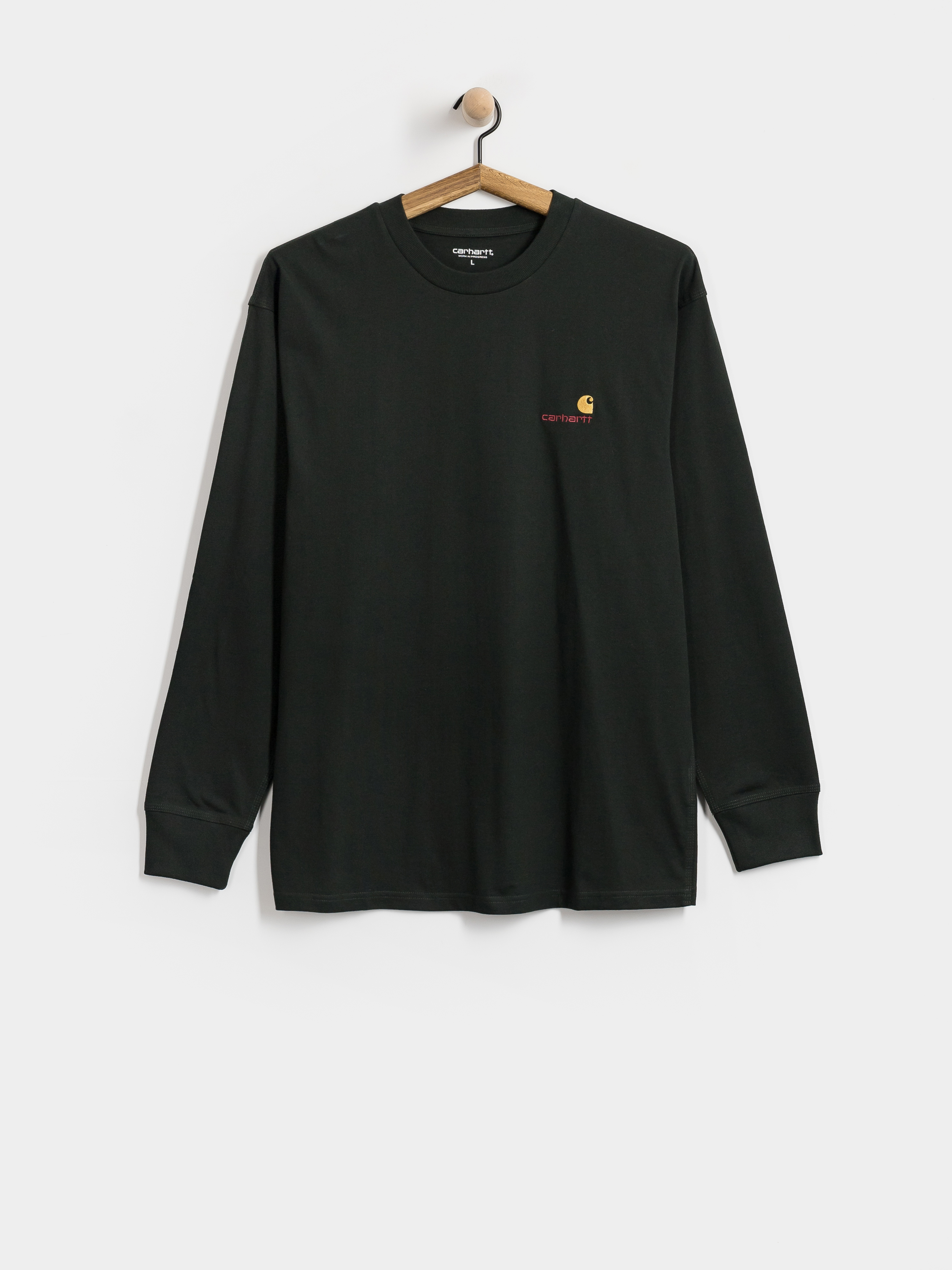 Longsleeve Carhartt WIP American Script (raven)