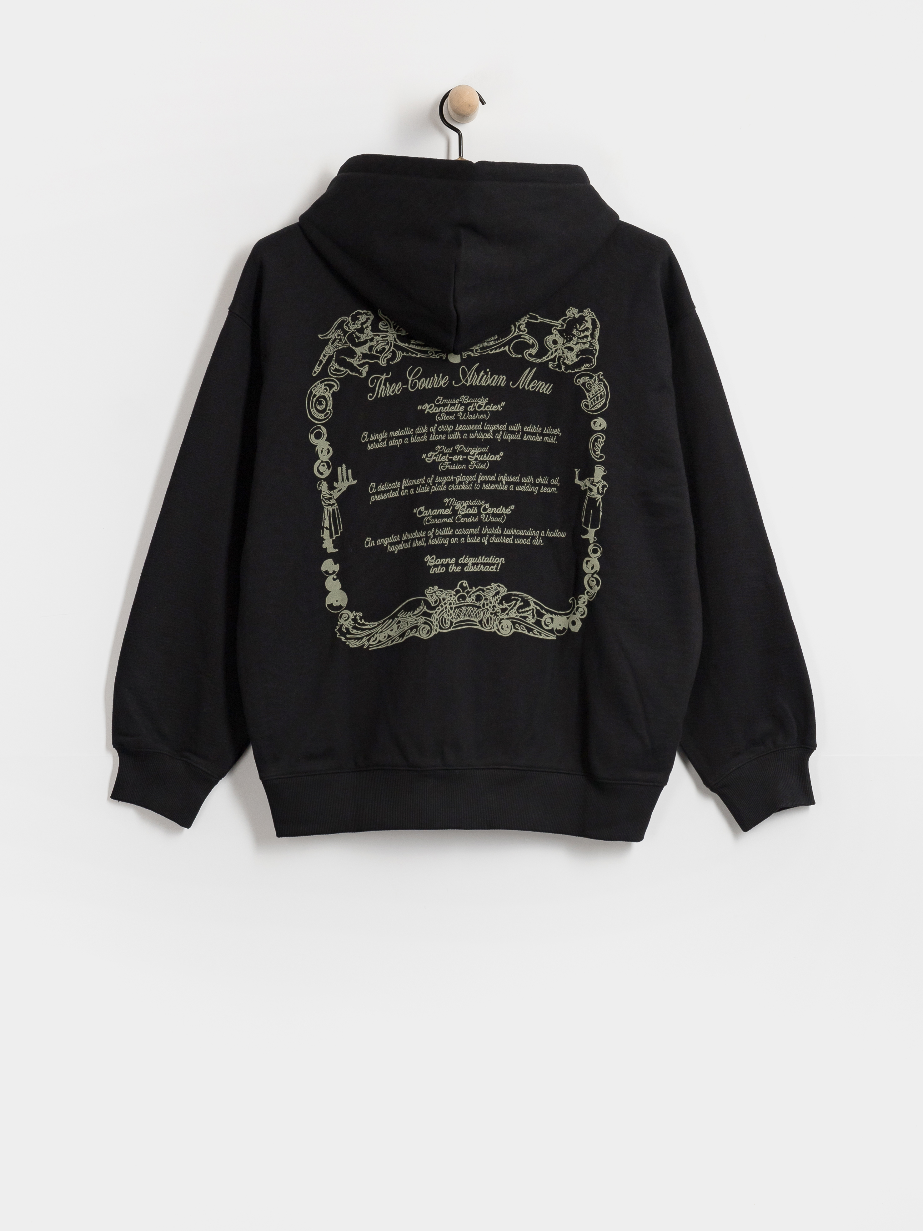 Hanorac cu glugu0103 Carhartt WIP Chez WIP ZHD (black/green)
