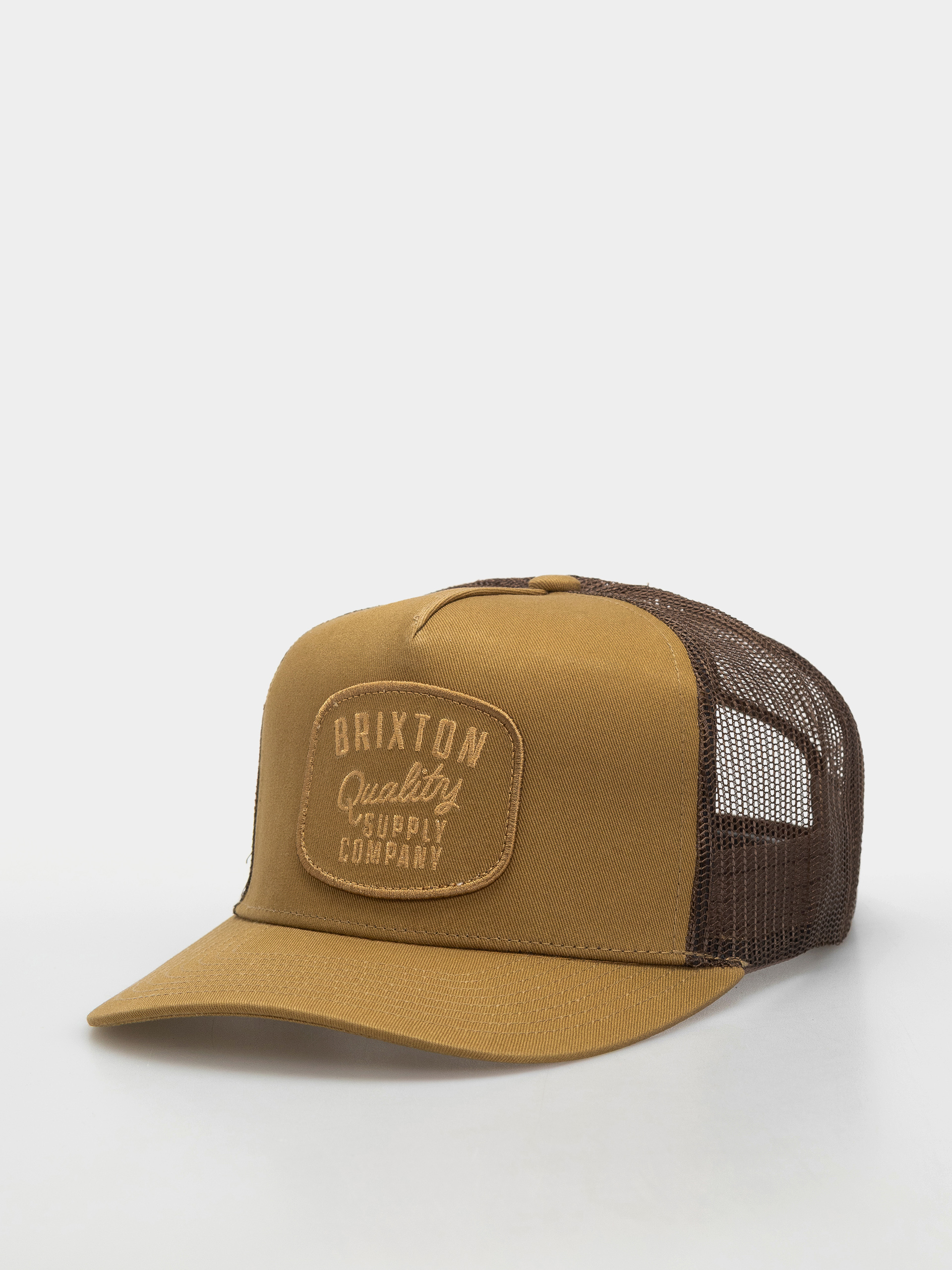 u0218apcu0103 Brixton Hubal C Mp Trucker Hat (dusted ochre)