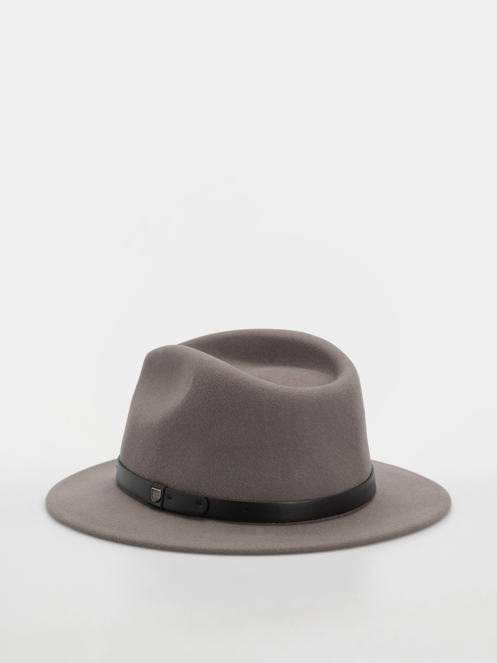 Pălărie Brixton Messer Fedora (grey/grey)