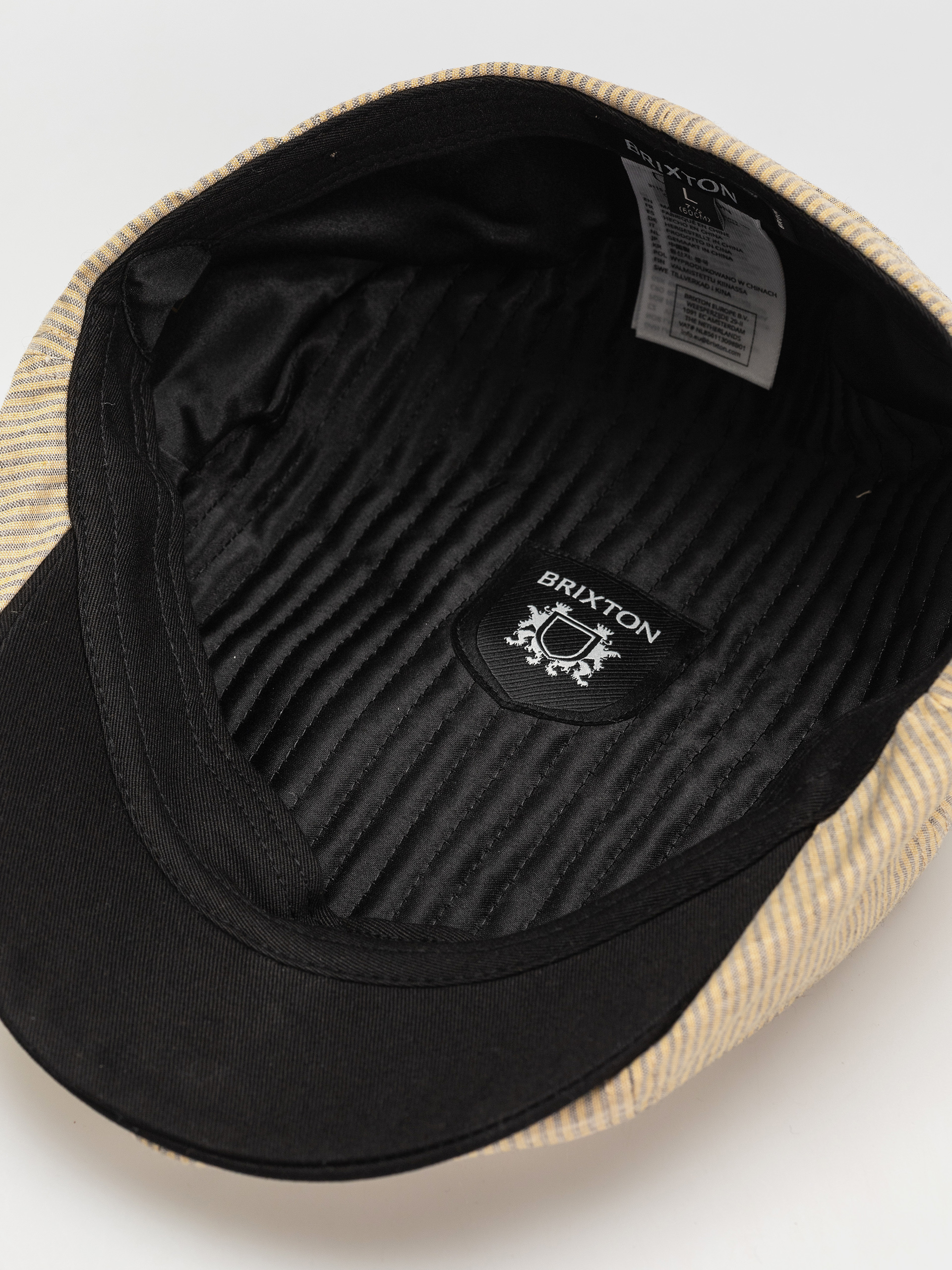 Pălărie cu cozoroc Brixton Brood Snap Cap (khaki stripe/washed black)