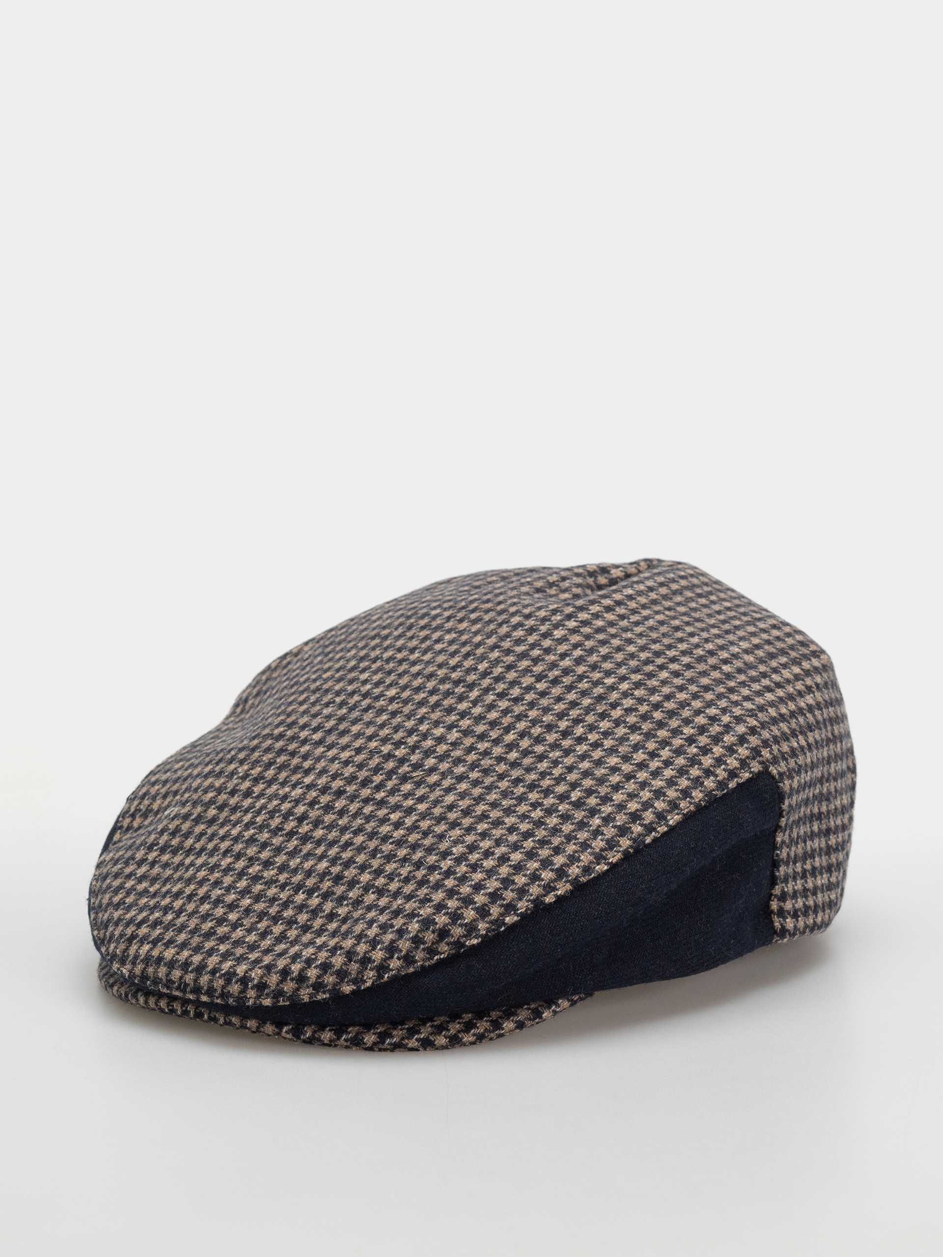 Pălărie cu cozoroc Brixton Hooligan Snap Cap (navy/sand houndstooth)