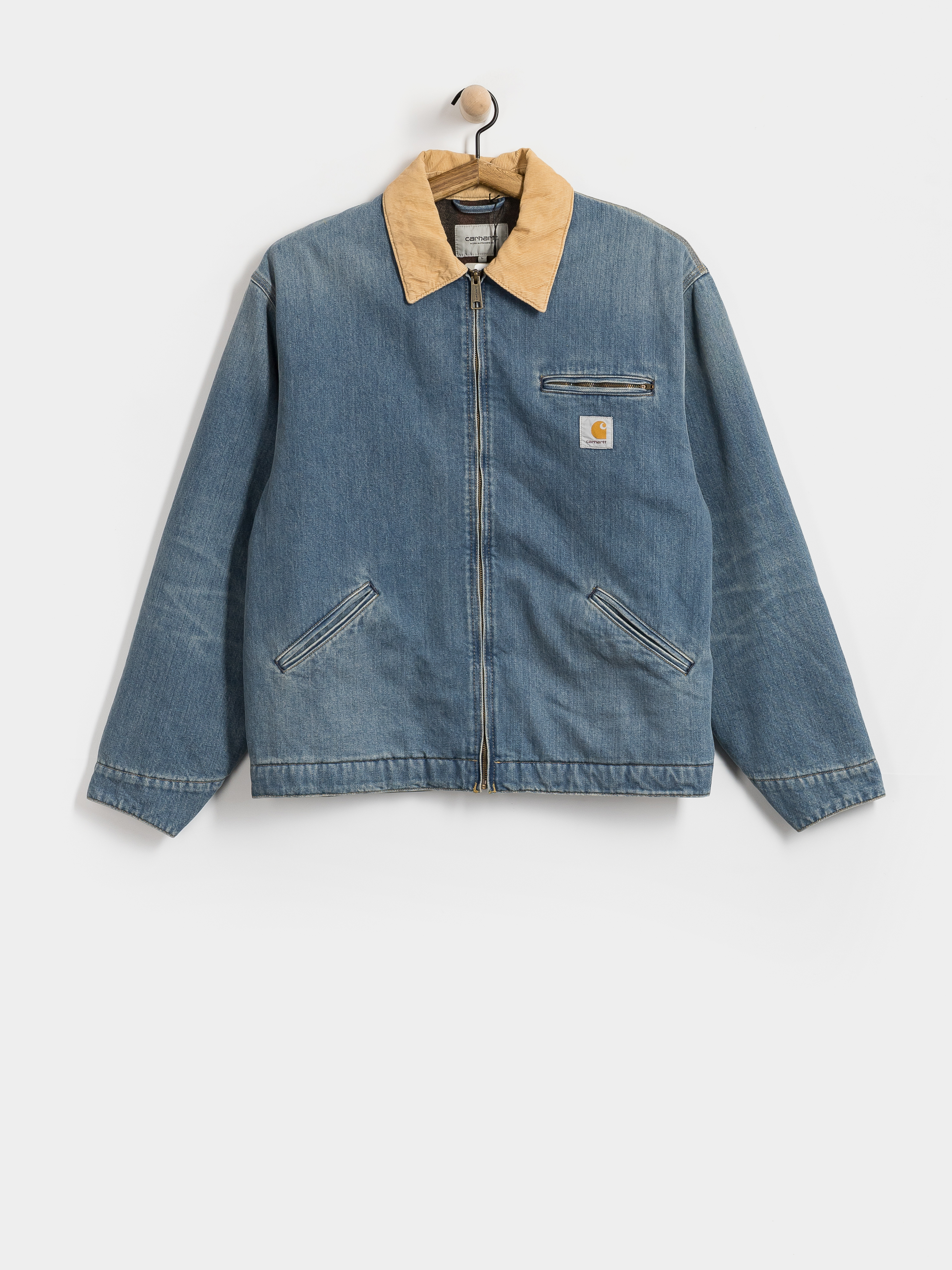 Geacă Carhartt WIP OG Detroit (blue/dusty h brown/old used wash)